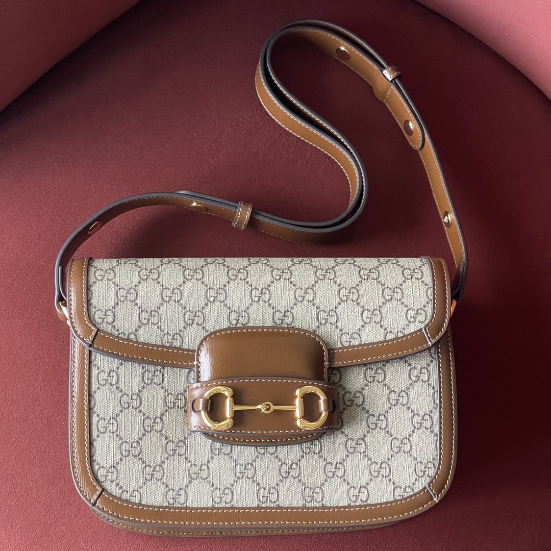 Horsebir 1955 Saddle Bag Genuine Leather Highest Version Style No.: 602204 Dimensions: 25*18*8cm Complete Set with Latest Green Series Eco-Friendly Packaging