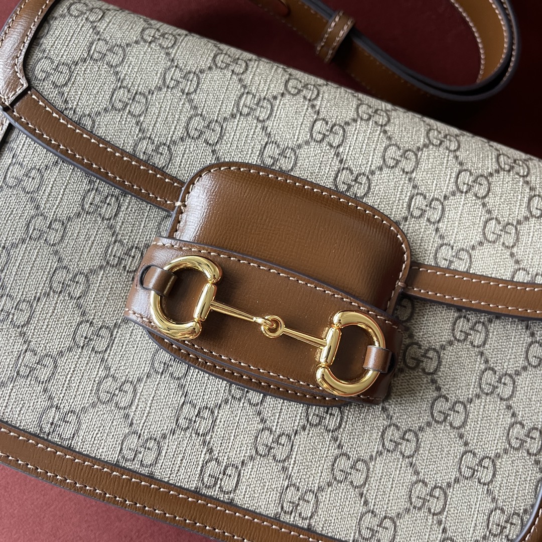 Horsebir 1955 Saddle Bag Genuine Leather Highest Version Style No.: 602204 Dimensions: 25*18*8cm Complete Set with Latest Green Series Eco-Friendly Packaging