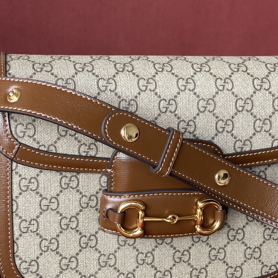 Horsebir 1955 Saddle Bag Genuine Leather Highest Version Style No.: 602204 Dimensions: 25*18*8cm Complete Set with Latest Green Series Eco-Friendly Packaging