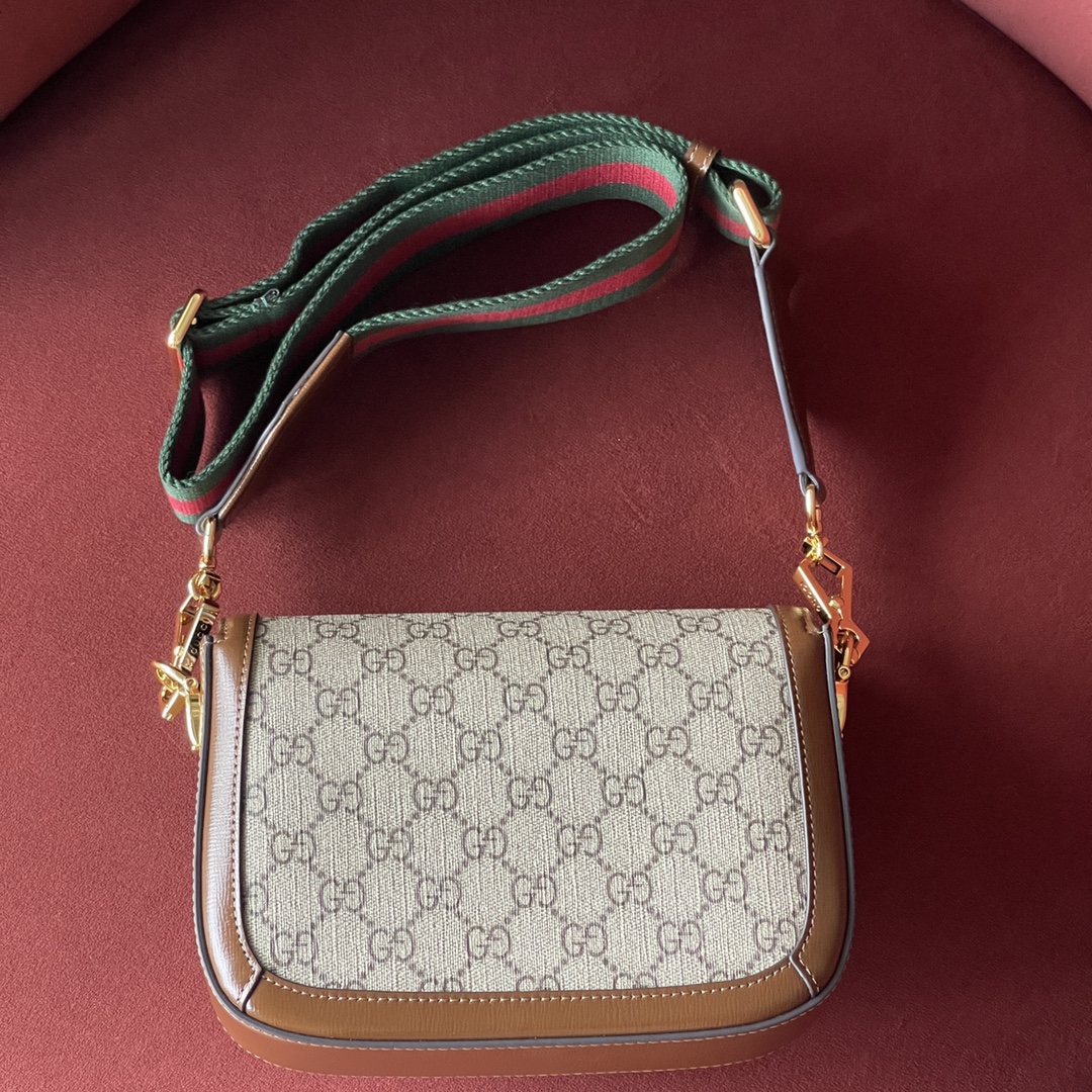 1955 Mini Horse Bit Series Genuine Leather Model 658574  Dimensions: 20.5*14.5*5cm 