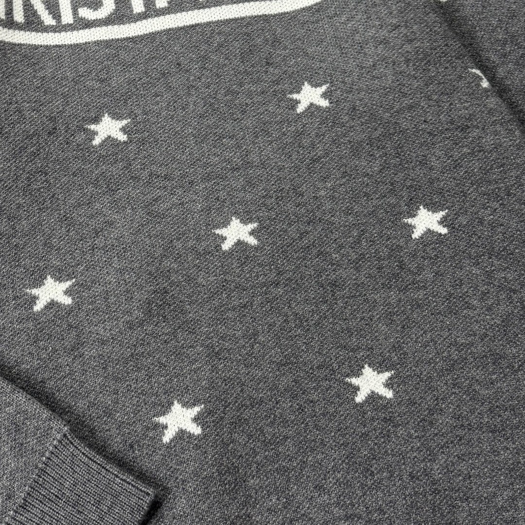  DIOR 26 High-End Jacquard Wool Knit Sweater