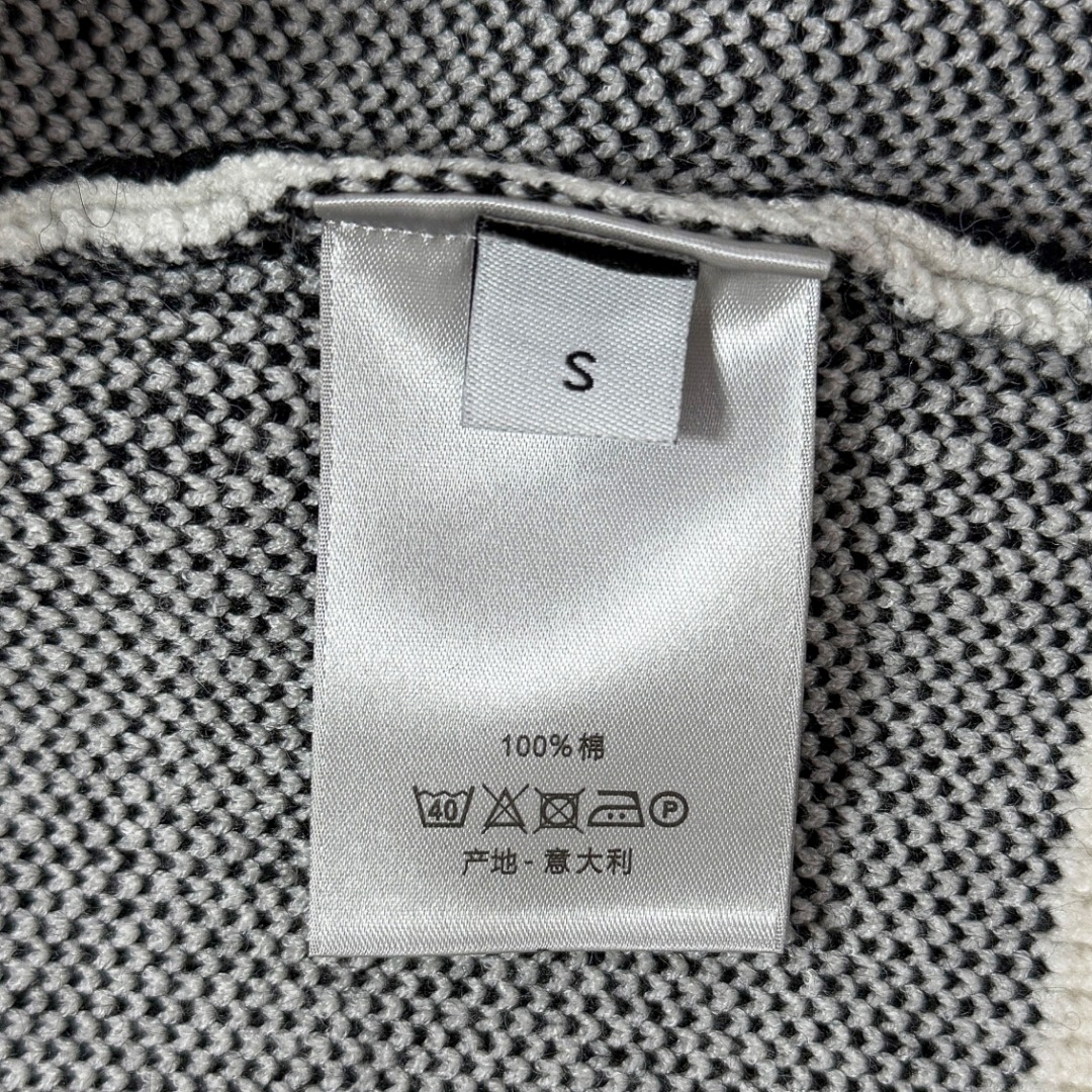  DIOR 26 High-End Jacquard Wool Knit Sweater