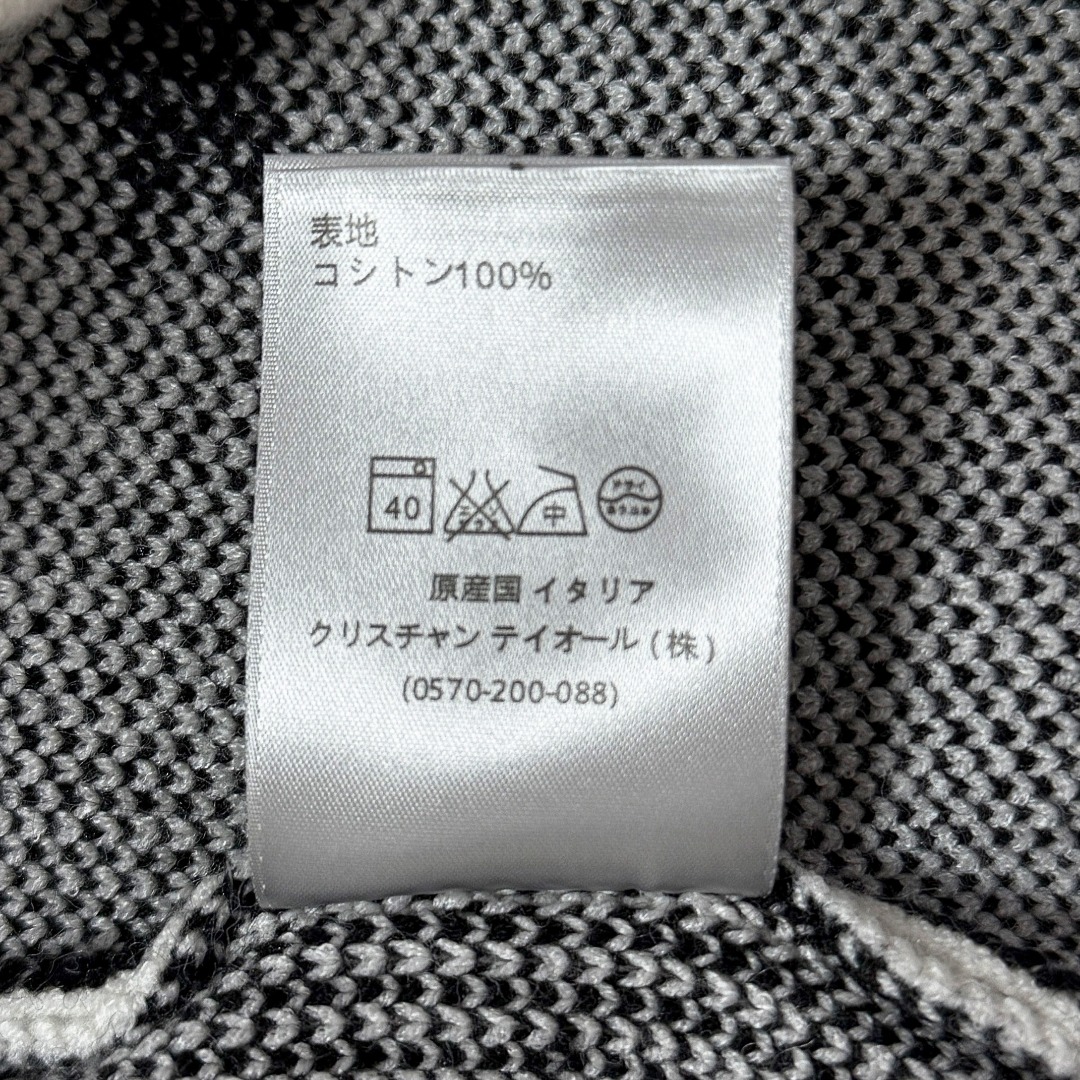  DIOR 26 High-End Jacquard Wool Knit Sweater