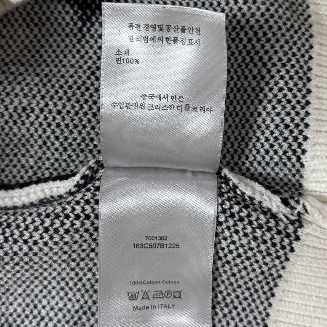  DIOR 26 High-End Jacquard Wool Knit Sweater