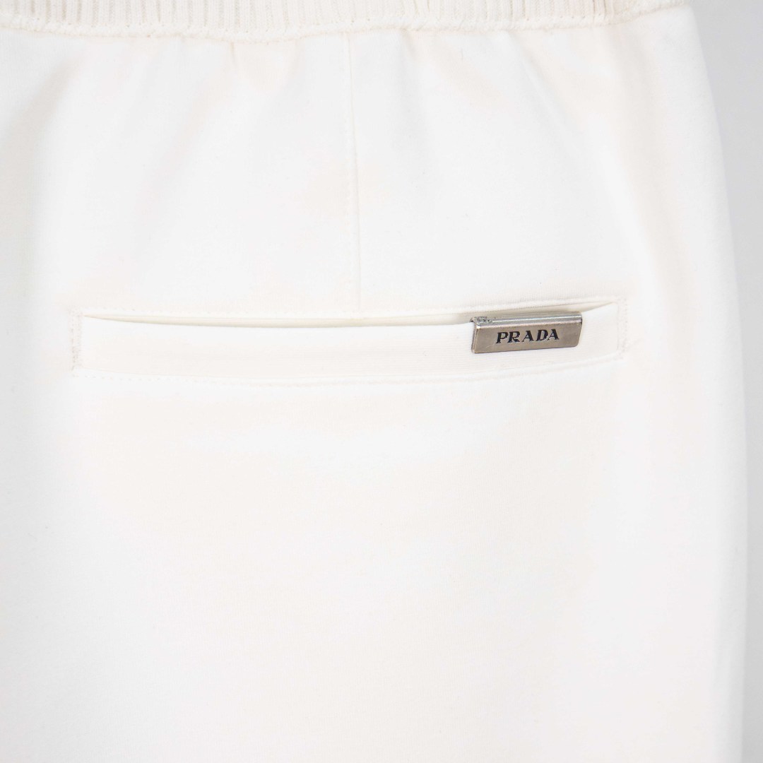 Prada 2025 New Triangular Emblem Couple's Style Relaxed Straight-Leg Pants