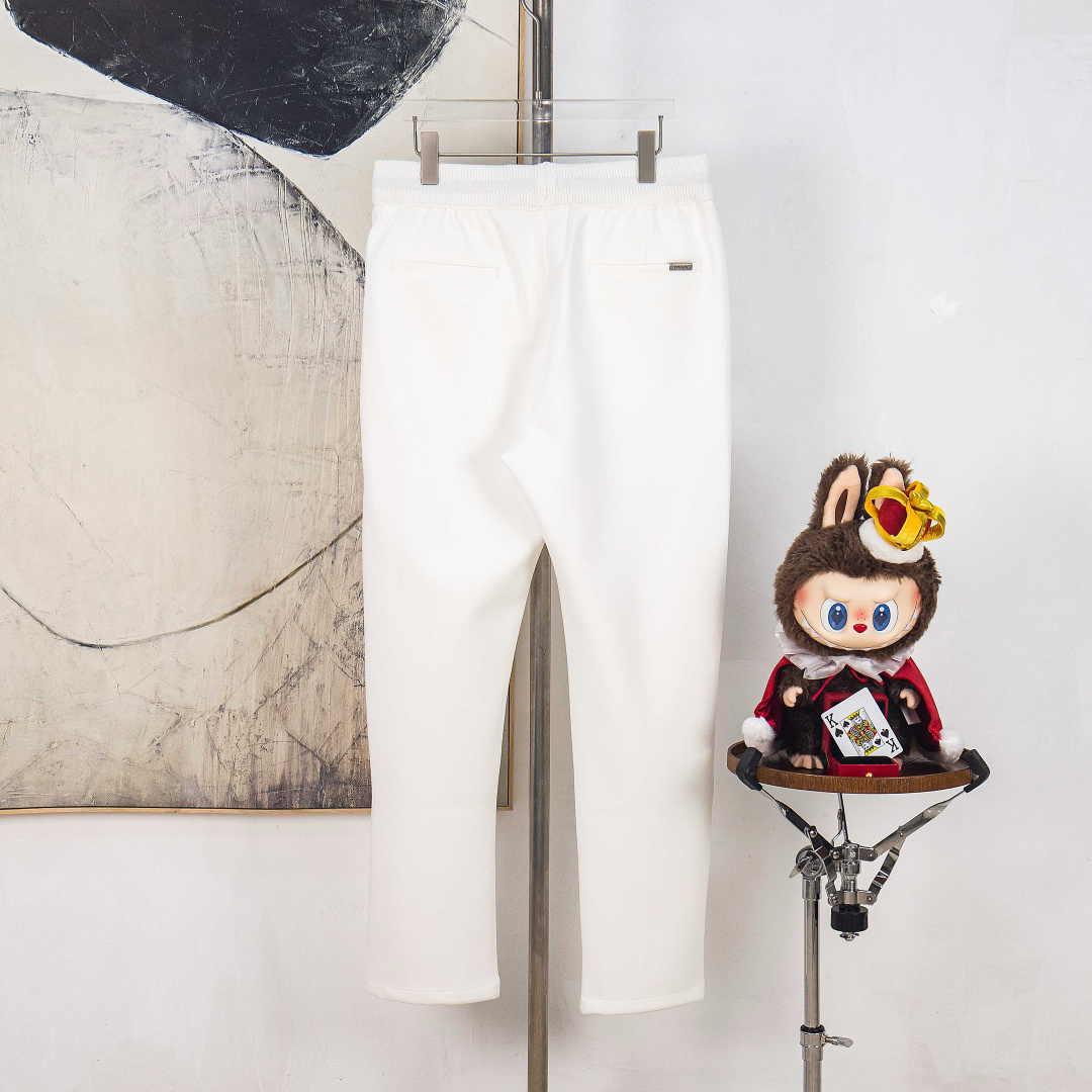 Prada 2025 New Triangular Emblem Couple's Style Relaxed Straight-Leg Pants