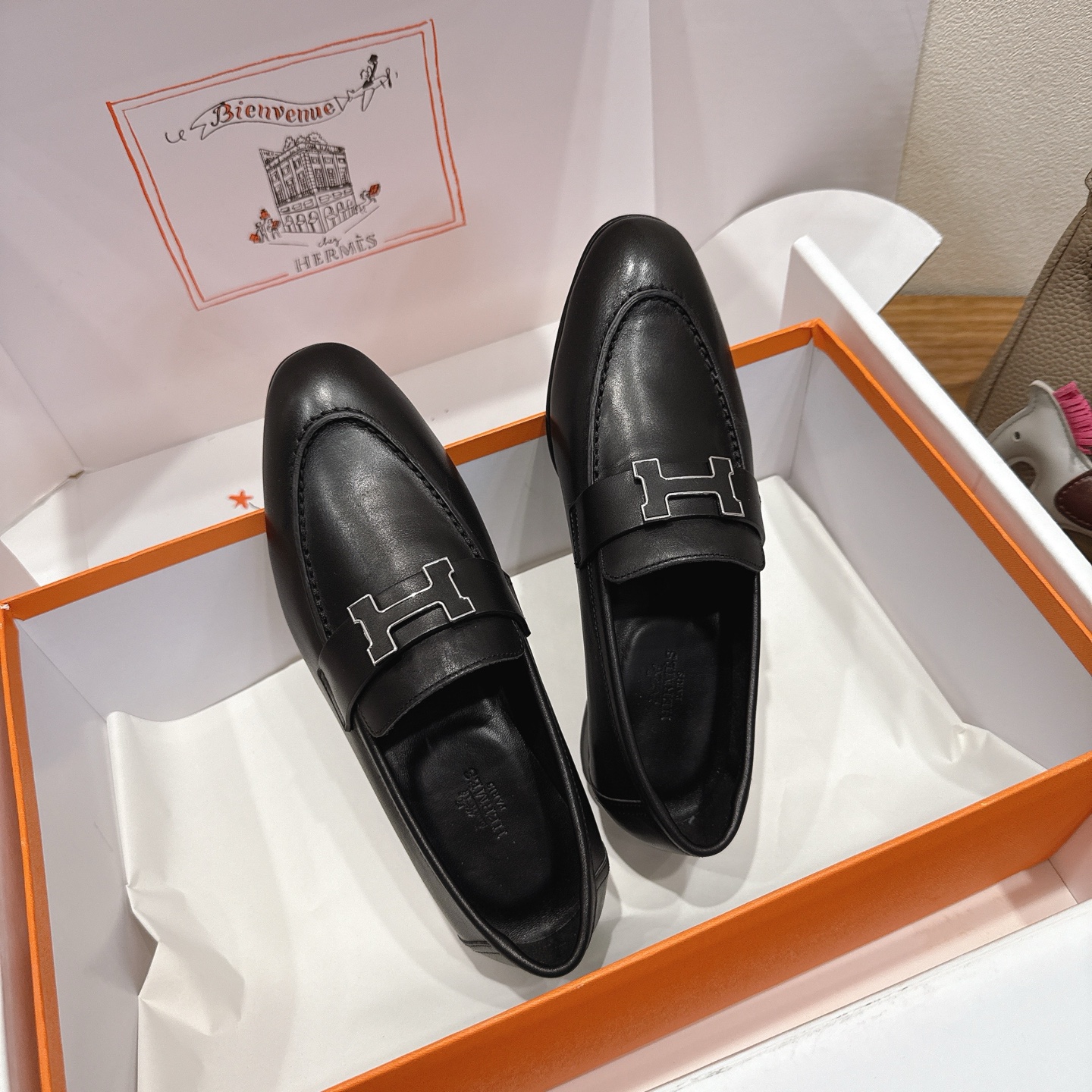 Hermès H-Buckle Loafers