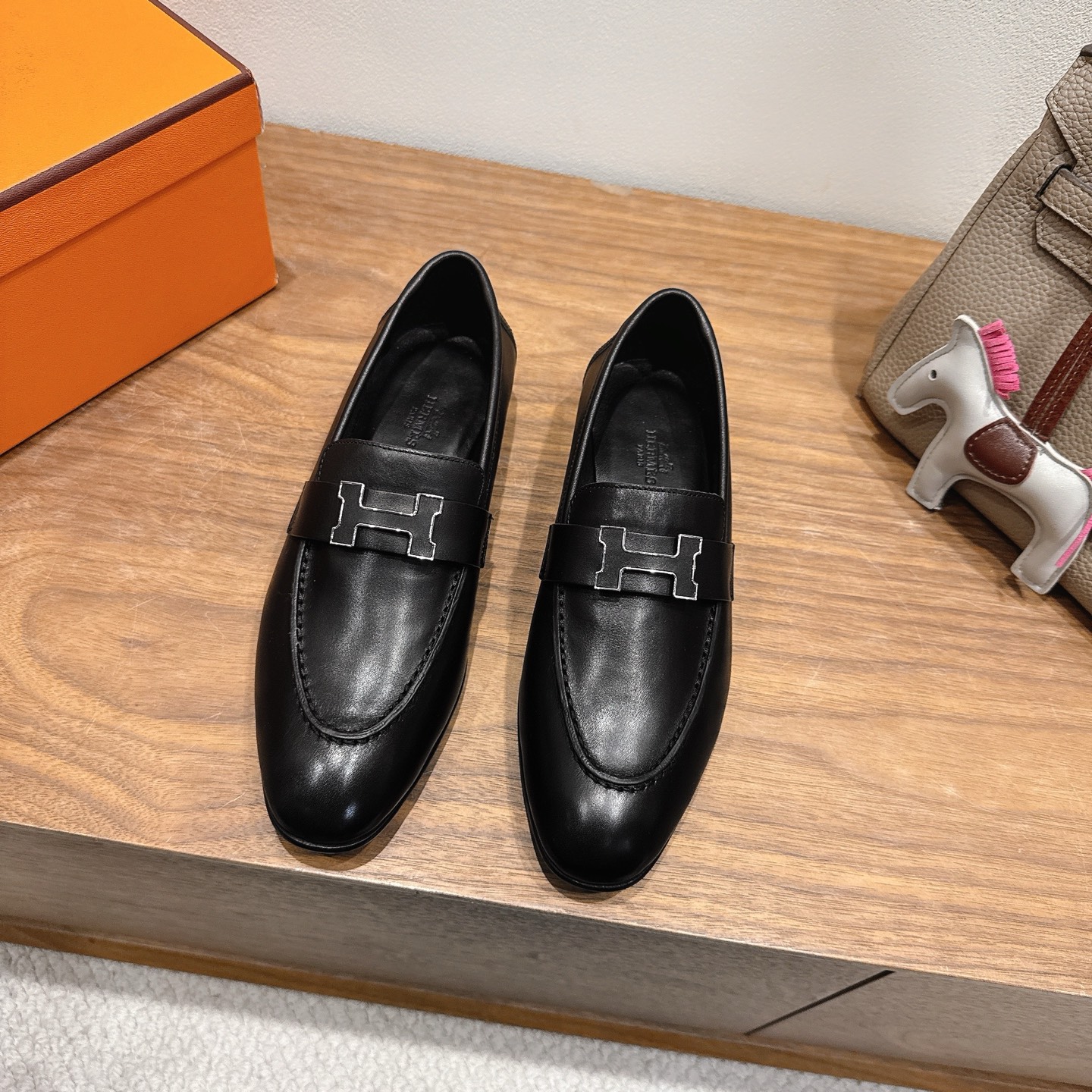 Hermès H-Buckle Loafers
