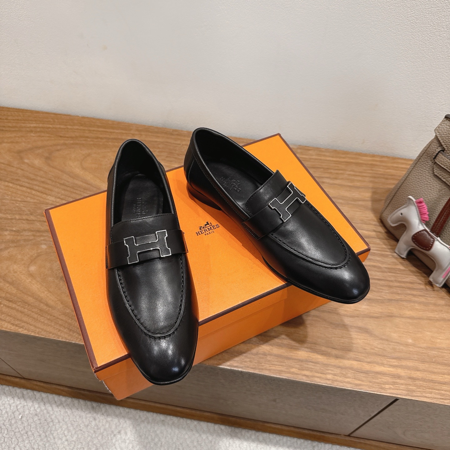 Hermès H-Buckle Loafers