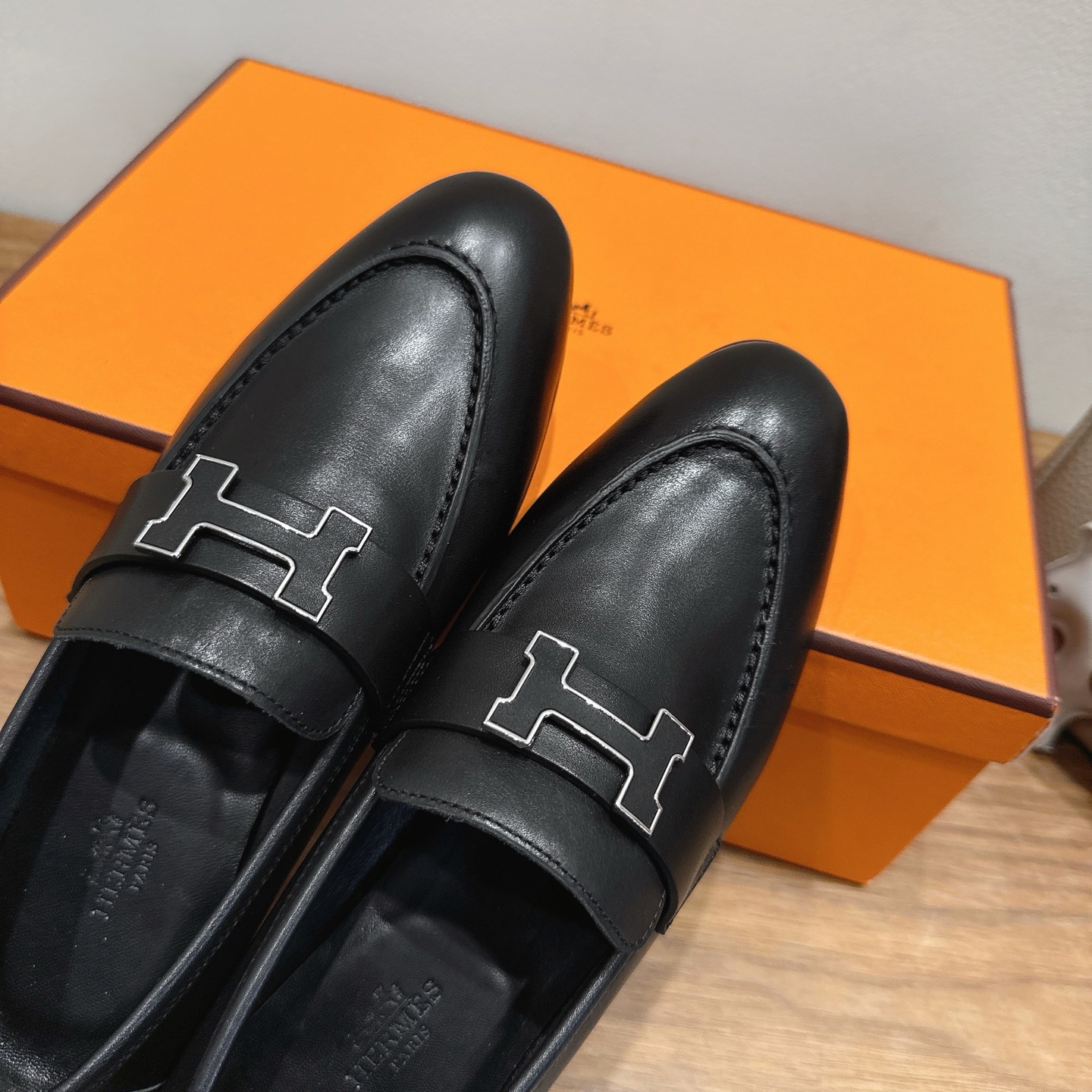 Hermès H-Buckle Loafers