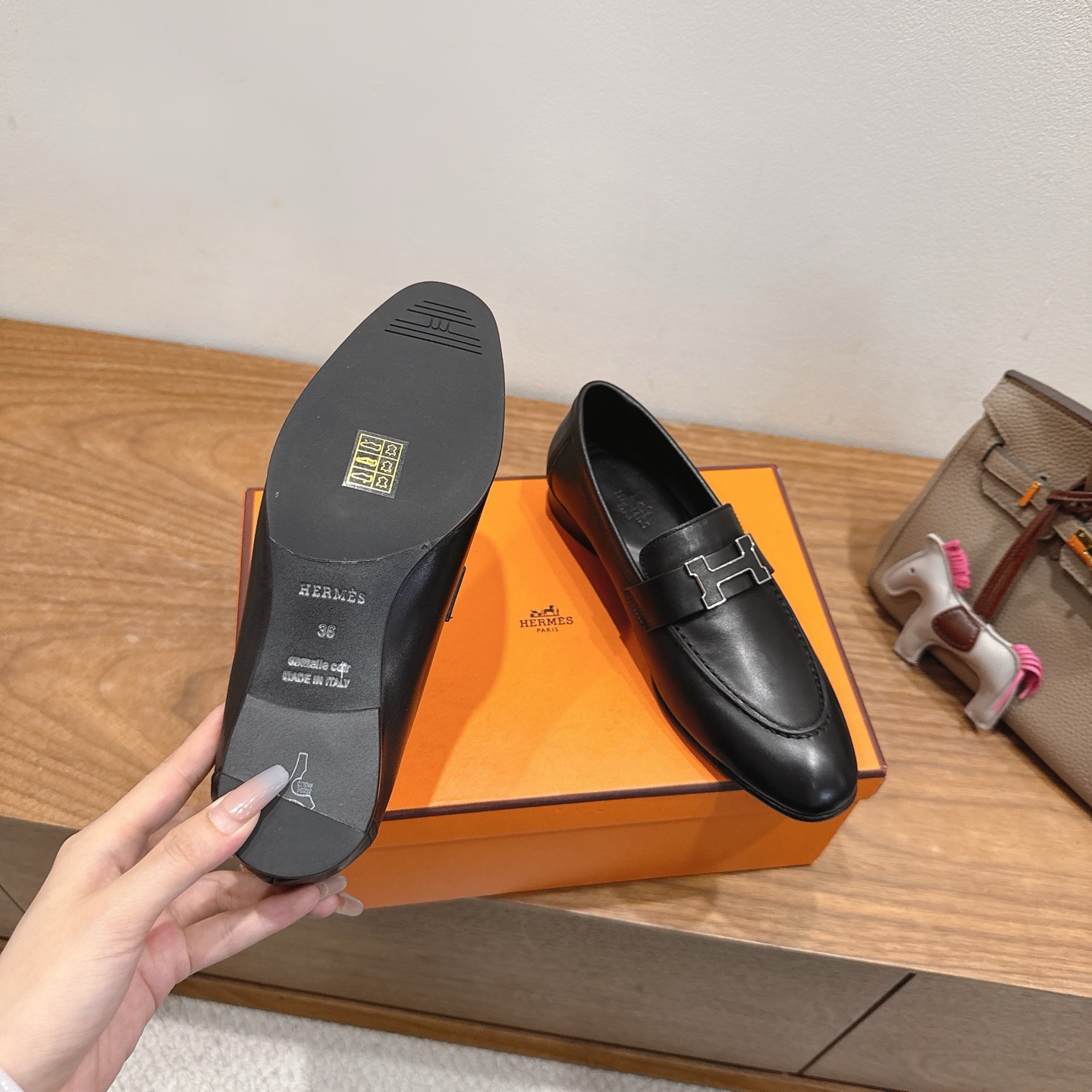 Hermès H-Buckle Loafers