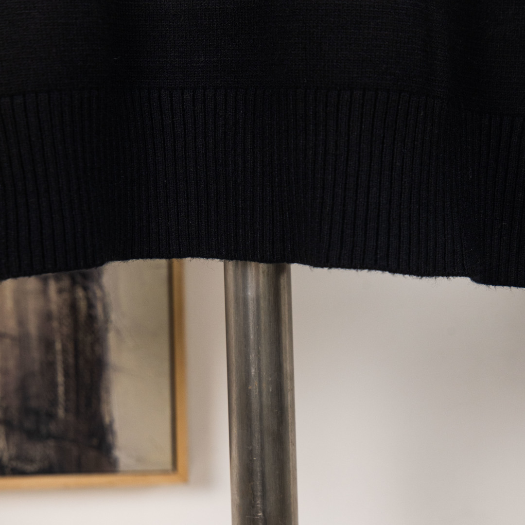 DIOR 2025Fw Classic Simple Casual Pullover Sweater with Flocked Embroidered Logo on the Chest