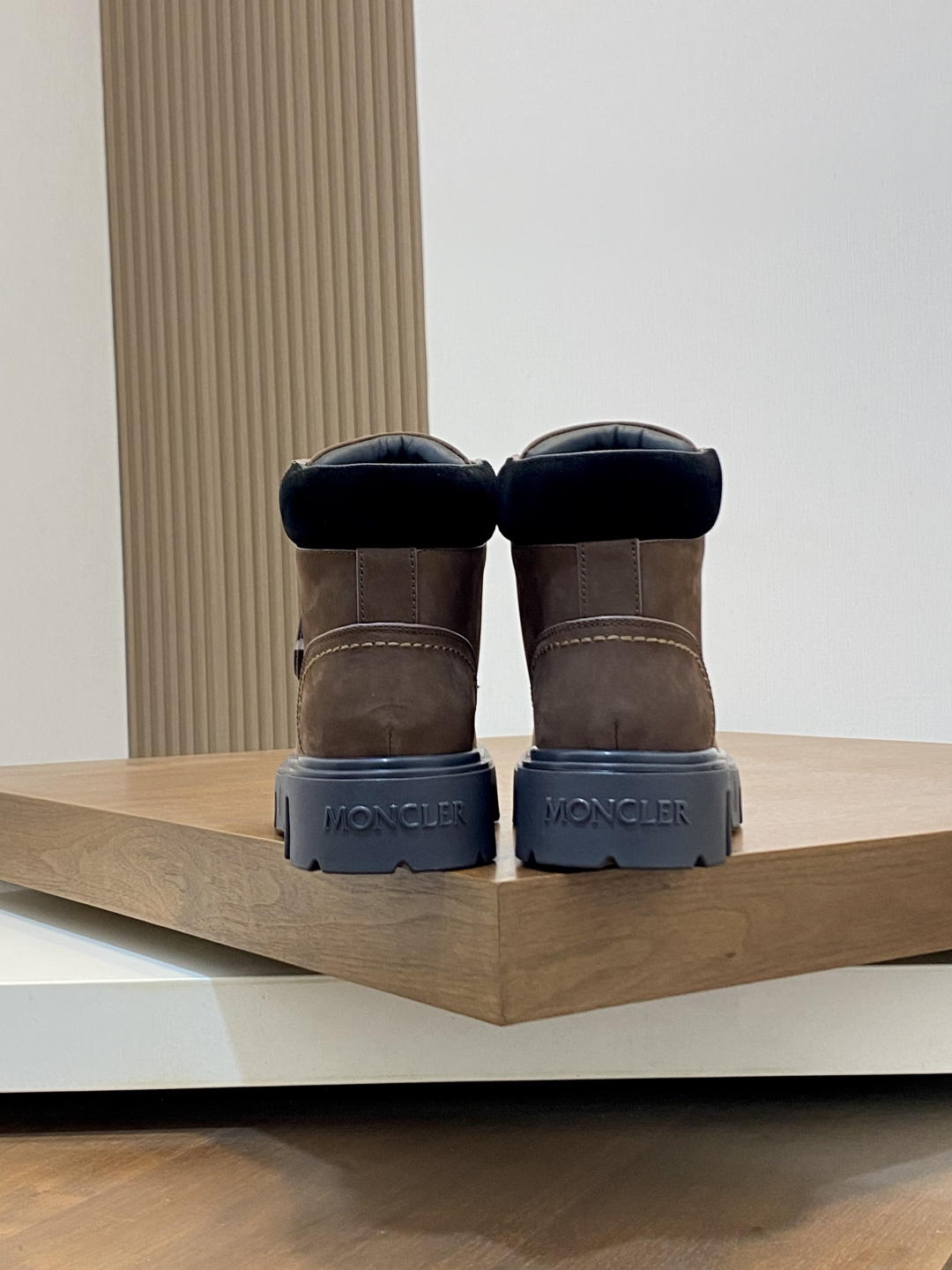 Moncler Peak Path Suede Lace-Up Boots