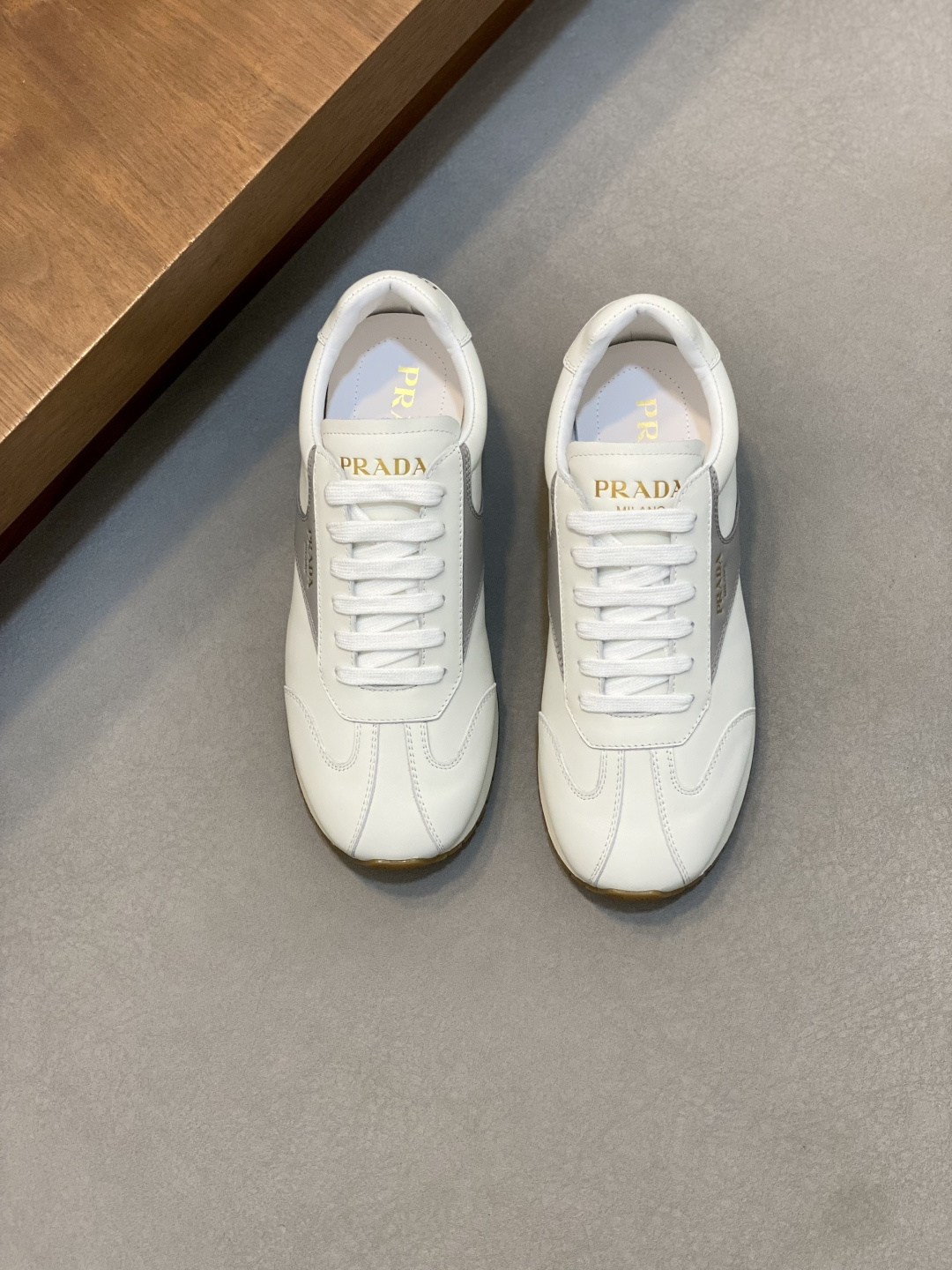 Prada America's Cup Leather Sneakers