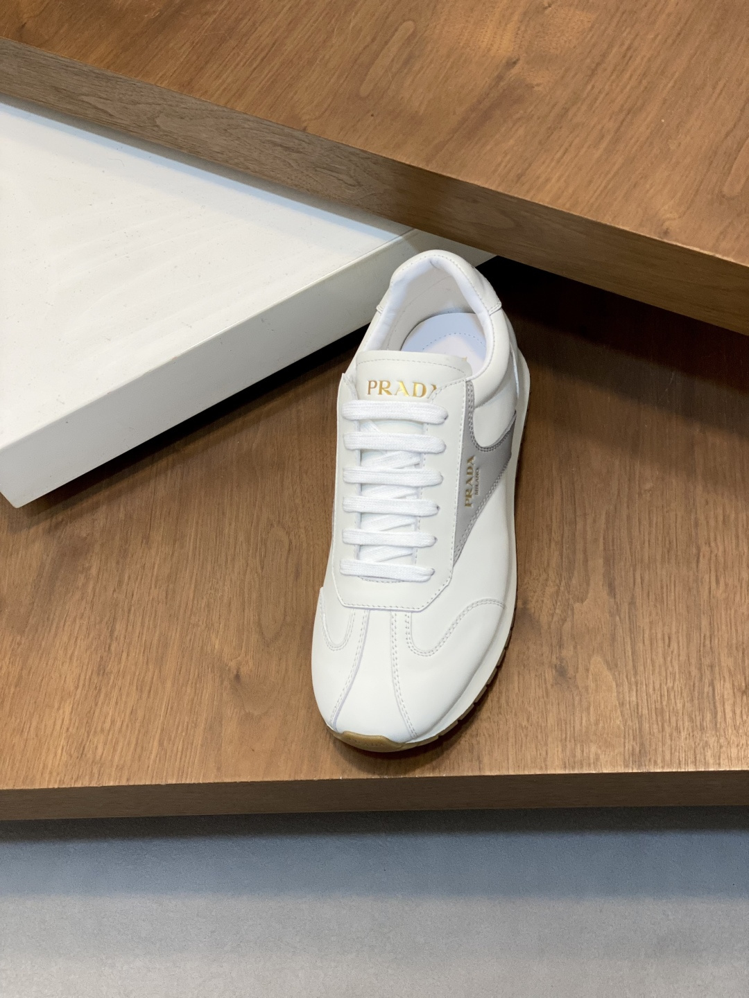 Prada America's Cup Leather Sneakers