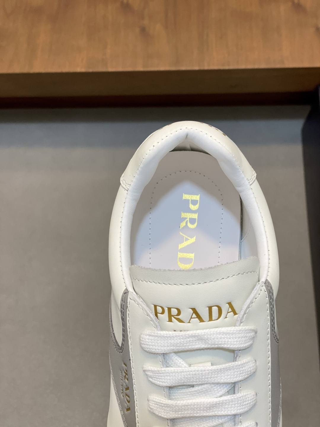 Prada America's Cup Leather Sneakers