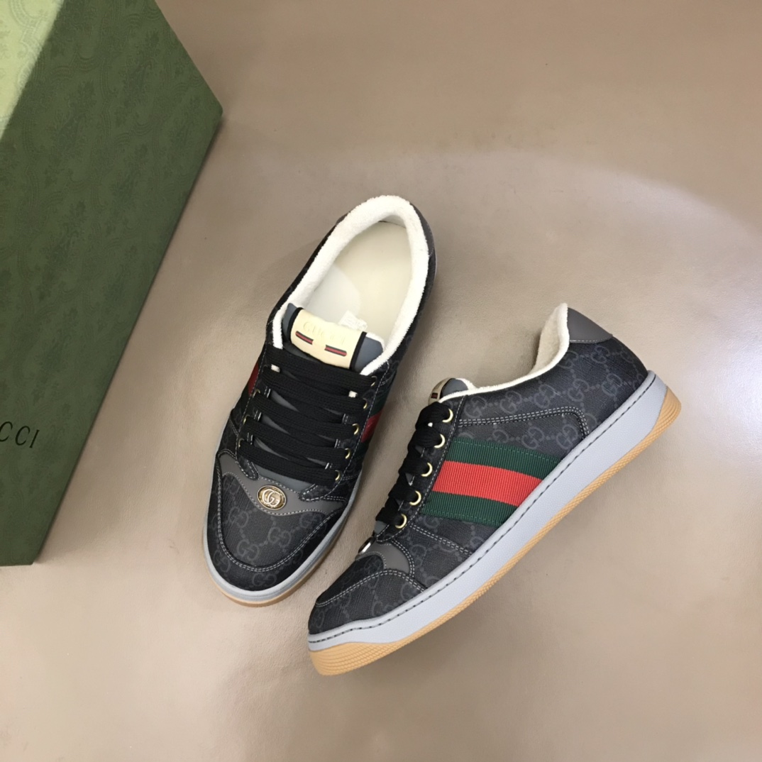 Gucci Men's Screener GG Supreme Sneakers