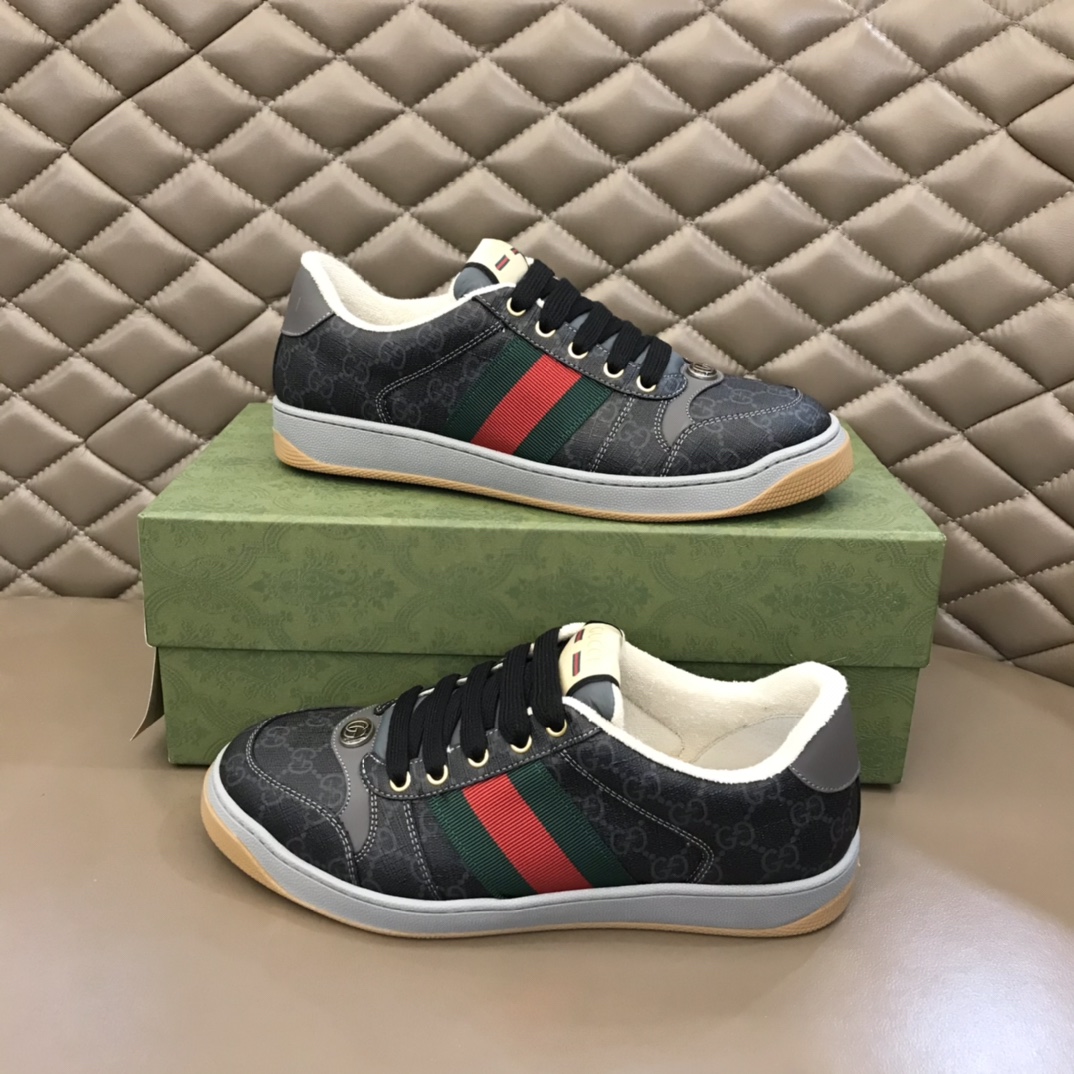 Gucci Men's Screener GG Supreme Sneakers