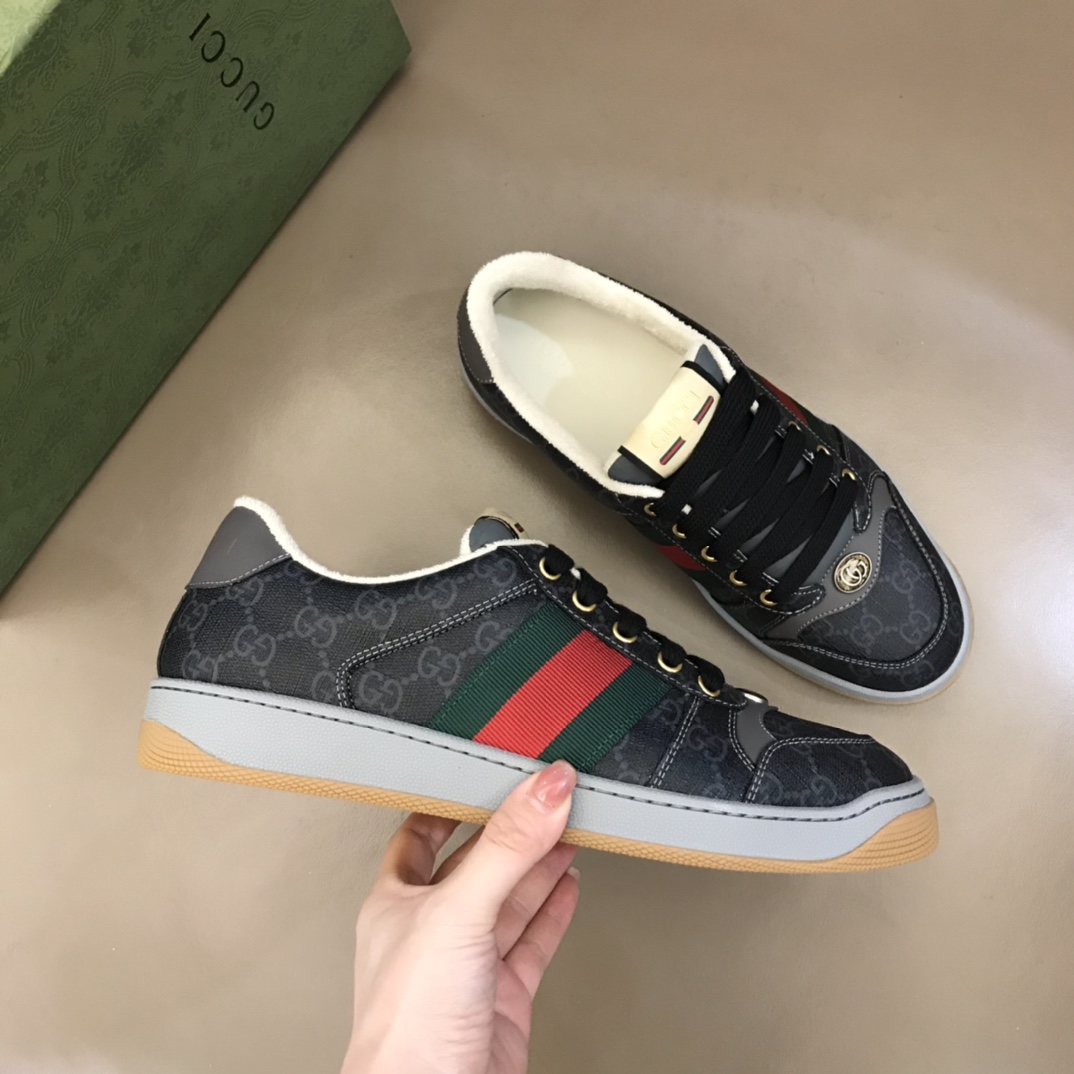 Gucci Men's Screener GG Supreme Sneakers