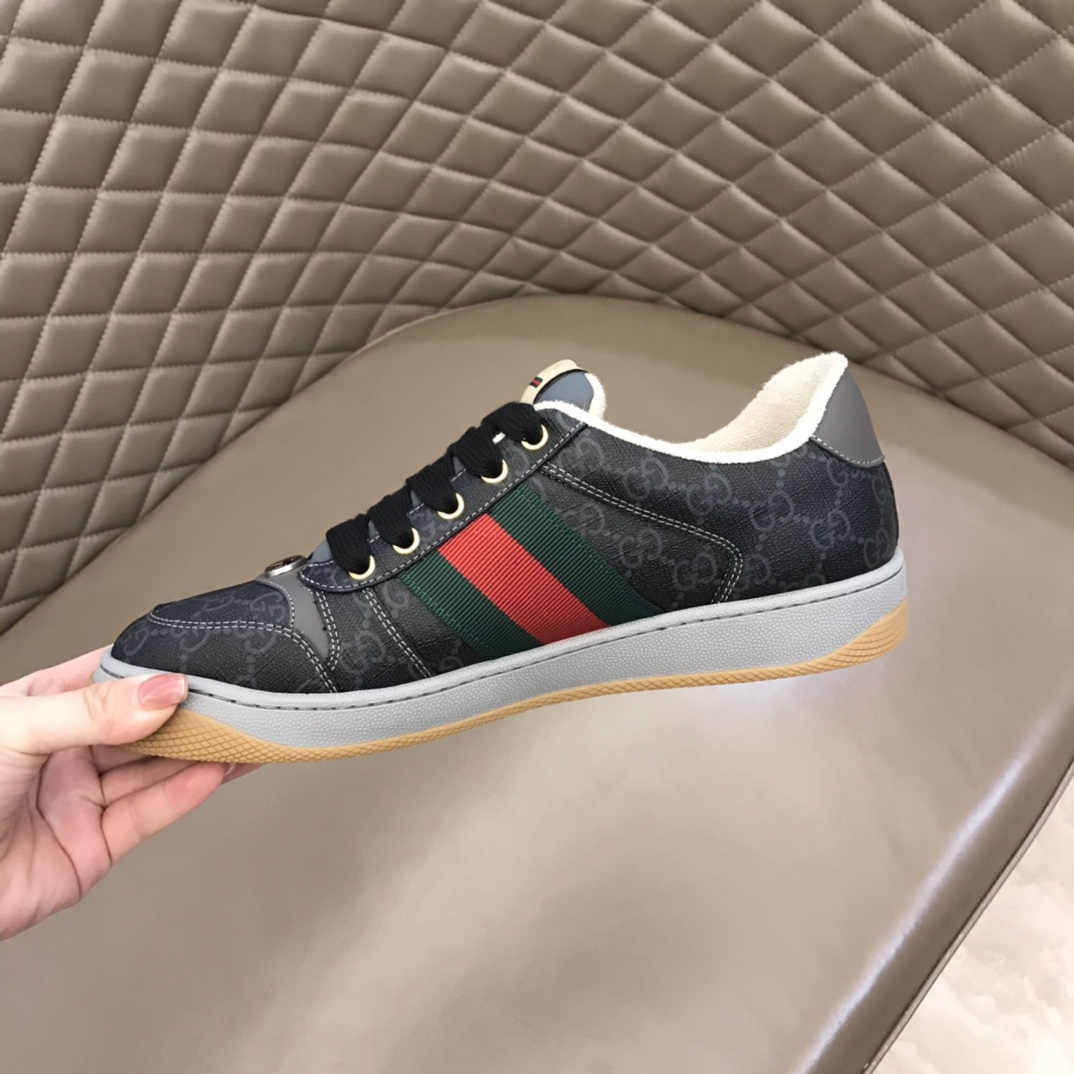 Gucci Men's Screener GG Supreme Sneakers