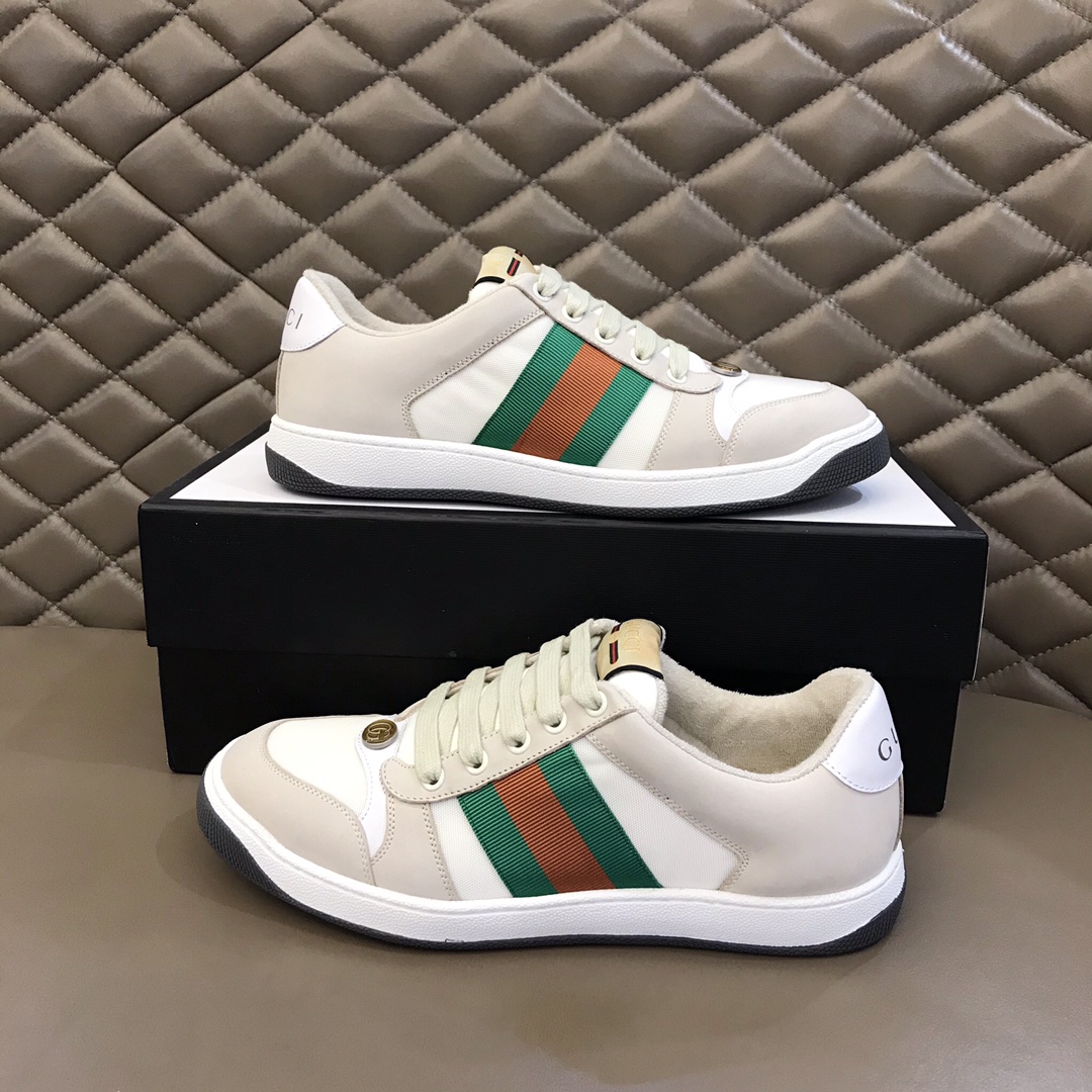 Gucci Men's Ace GG Sneakers with Web Stripe