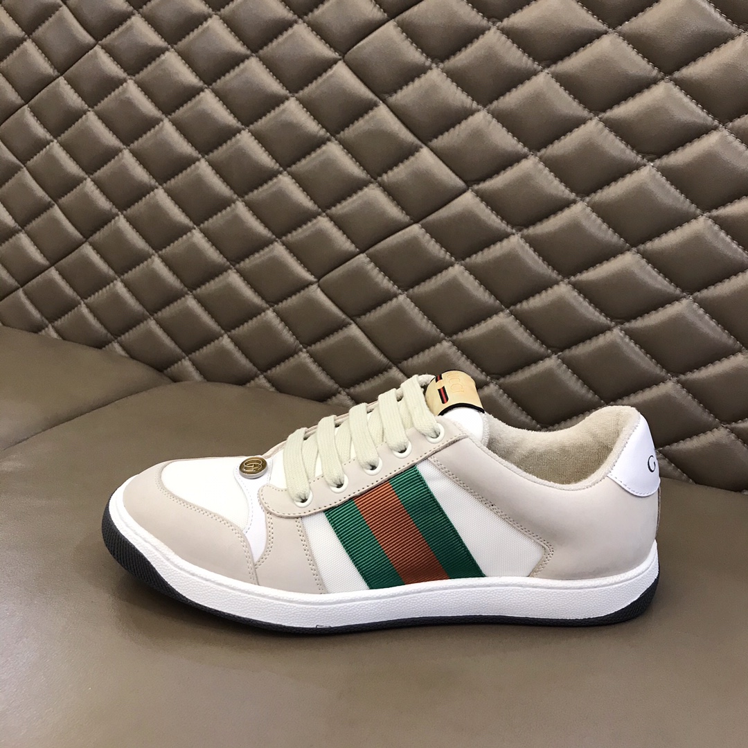Gucci Men's Ace GG Sneakers with Web Stripe
