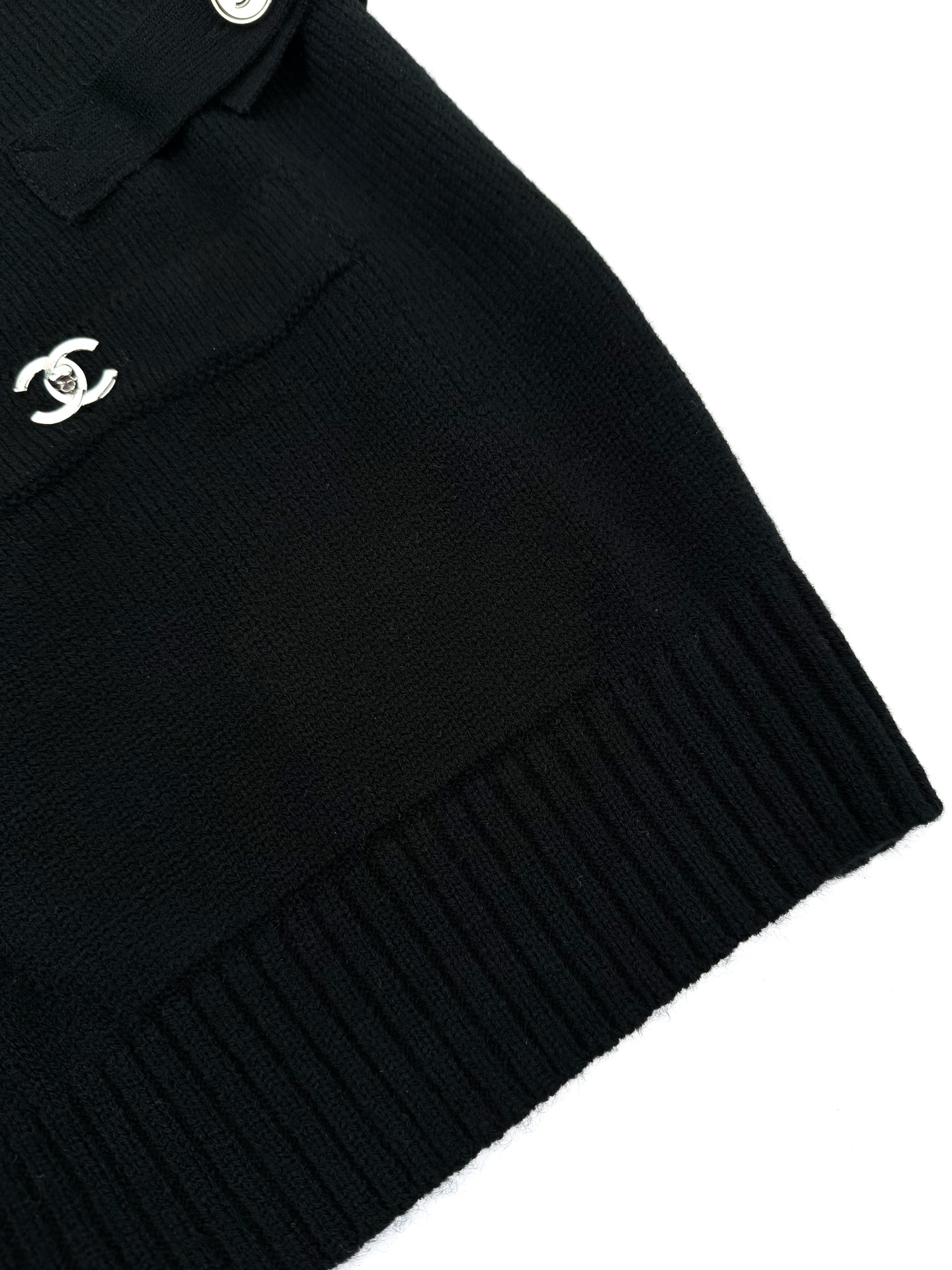 Chanel Iconic Double C Buttons/Soft Knit  Backpack Buckle Knit Cardigan