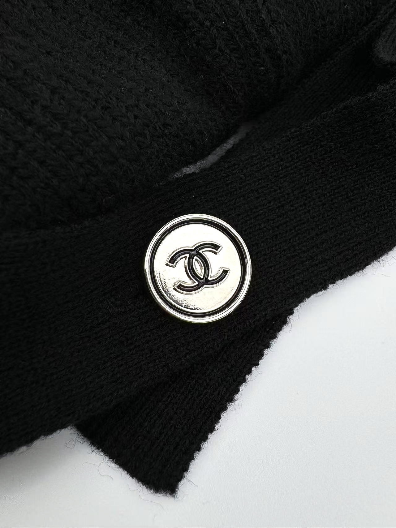 Chanel Iconic Double C Buttons/Soft Knit  Backpack Buckle Knit Cardigan