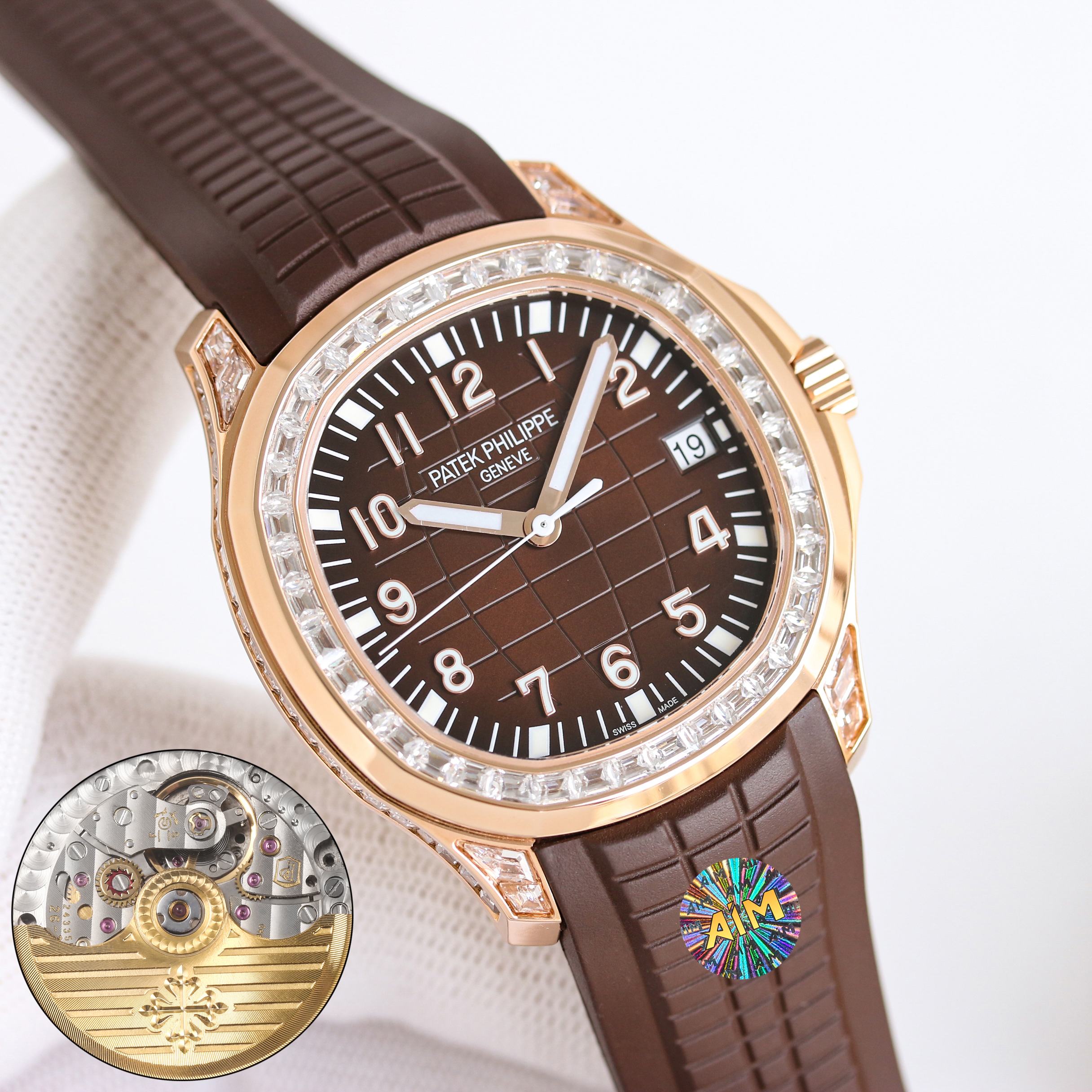 Patek Philippe Grenade Men's Watch with Full Diamonds