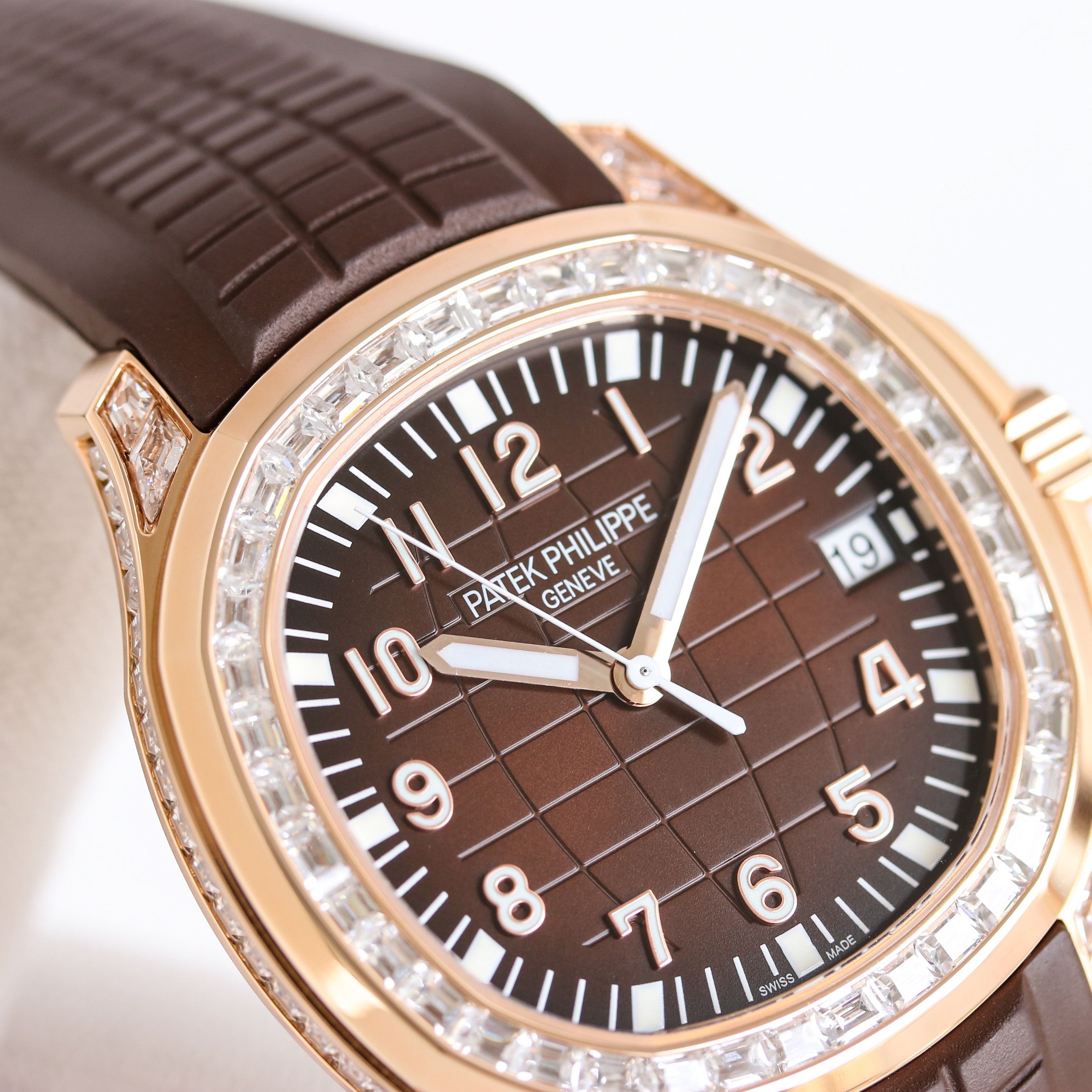 Patek Philippe Grenade Men's Watch with Full Diamonds