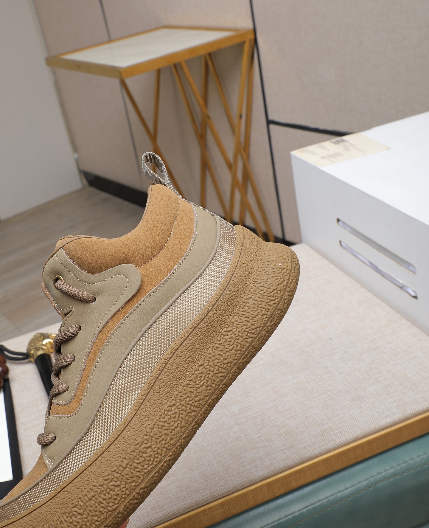 UGG Dune High-Top Shearling-Lined Sneakers