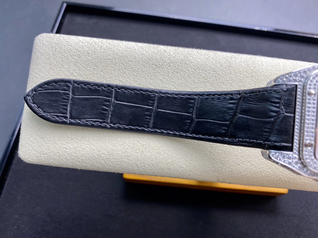 Cartier Full Diamond Santos-Lugano Centenary! 41×51mm