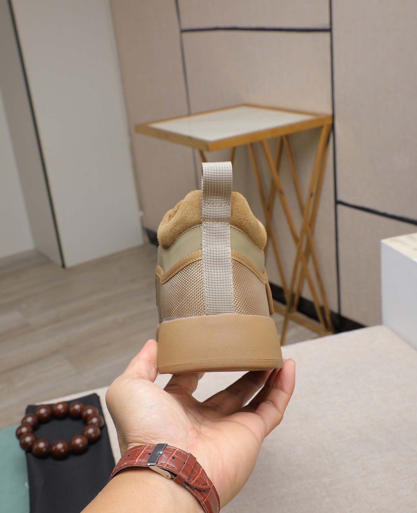 UGG Adventure High-Top Shearling-Lined Sneakers