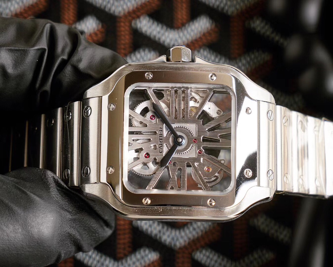 Cartier Santos Skeleton Collection Case diameter: 39.8 millimetres 