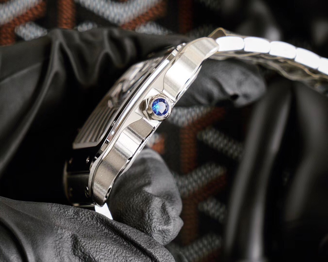 Cartier Santos Skeleton Collection Case diameter: 39.8 millimetres 