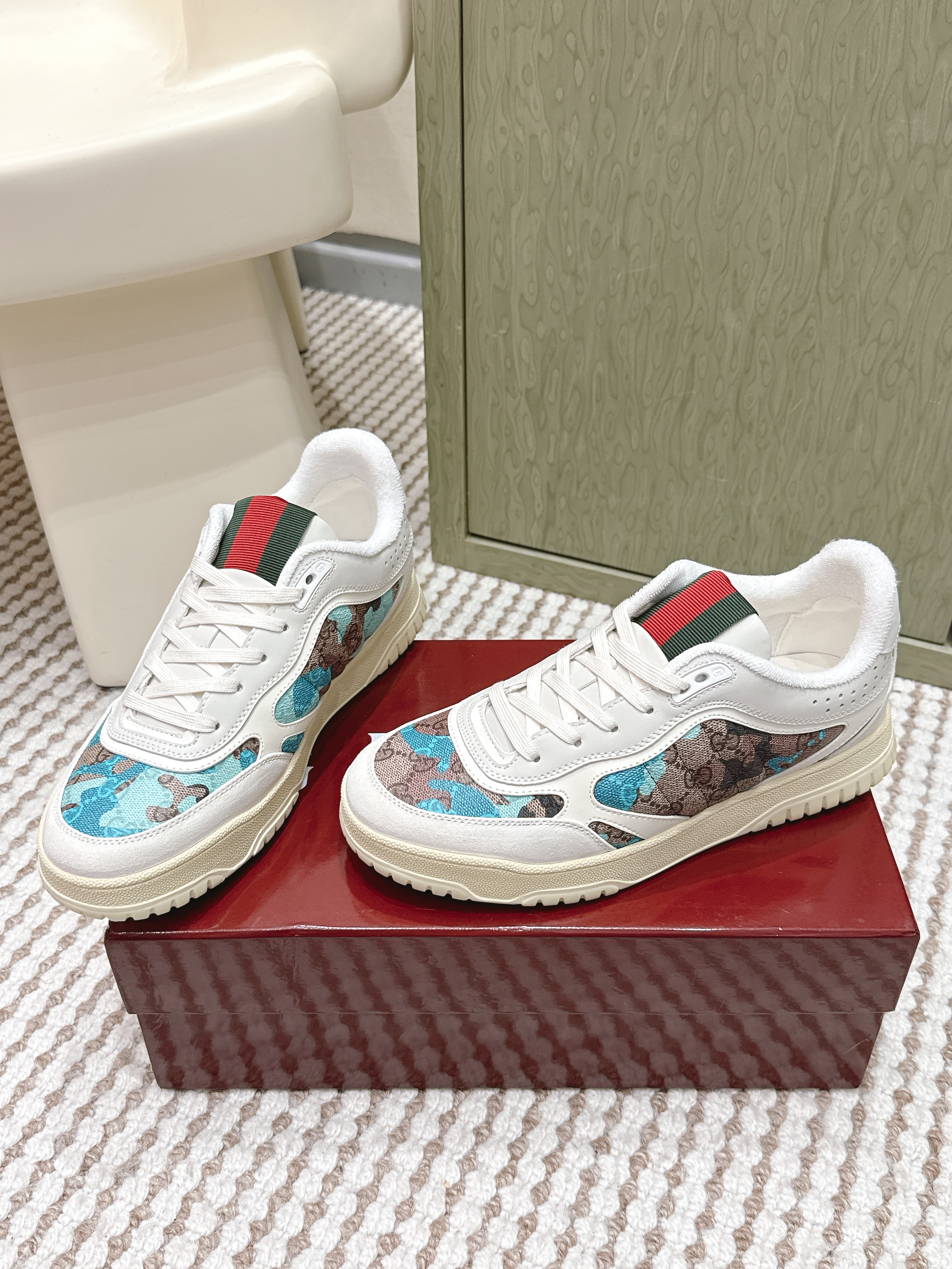 Gucci New Arrival Couple's Thick-Sole Casual Sneakers