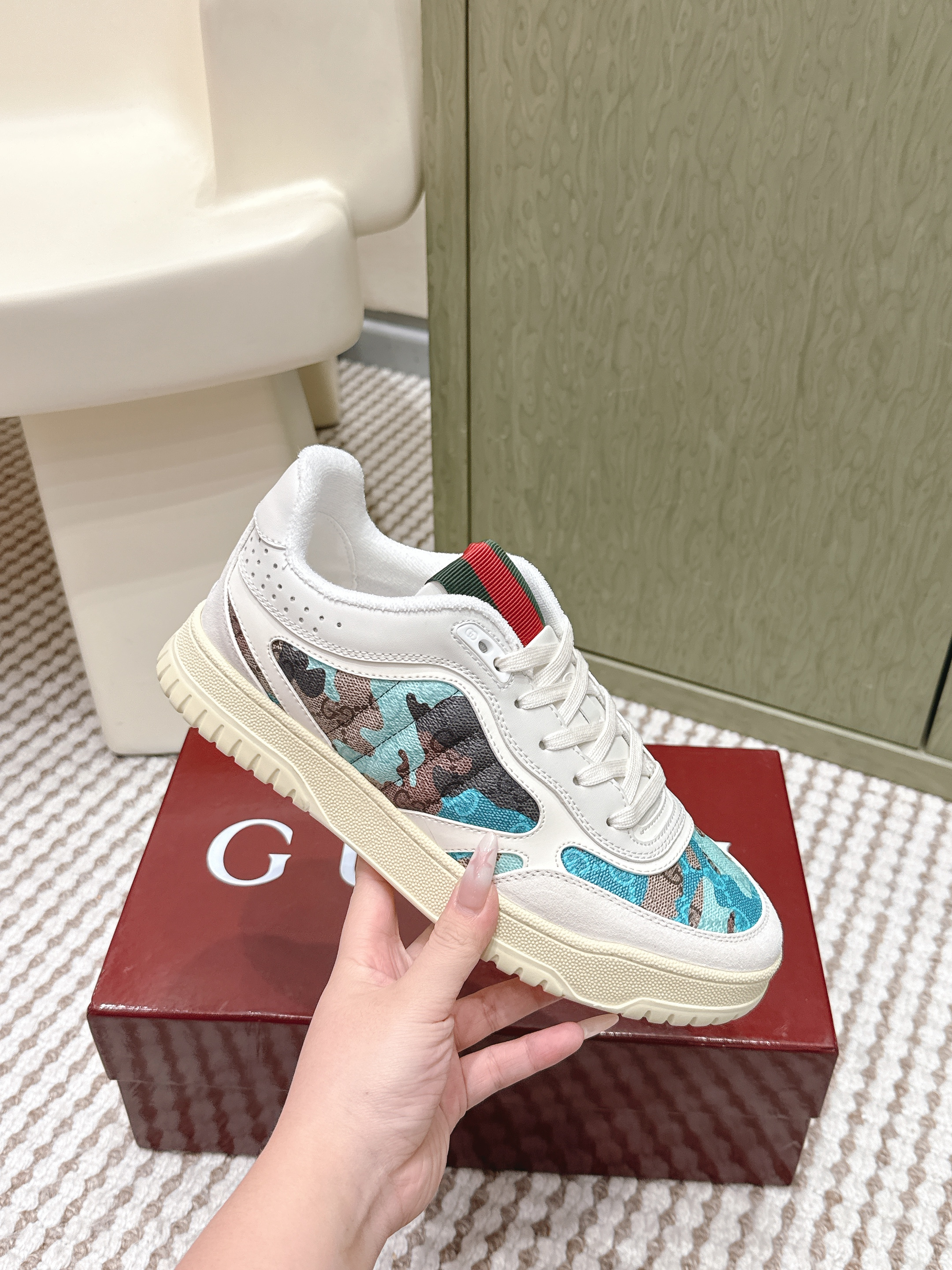 Gucci New Arrival Couple's Thick-Sole Casual Sneakers