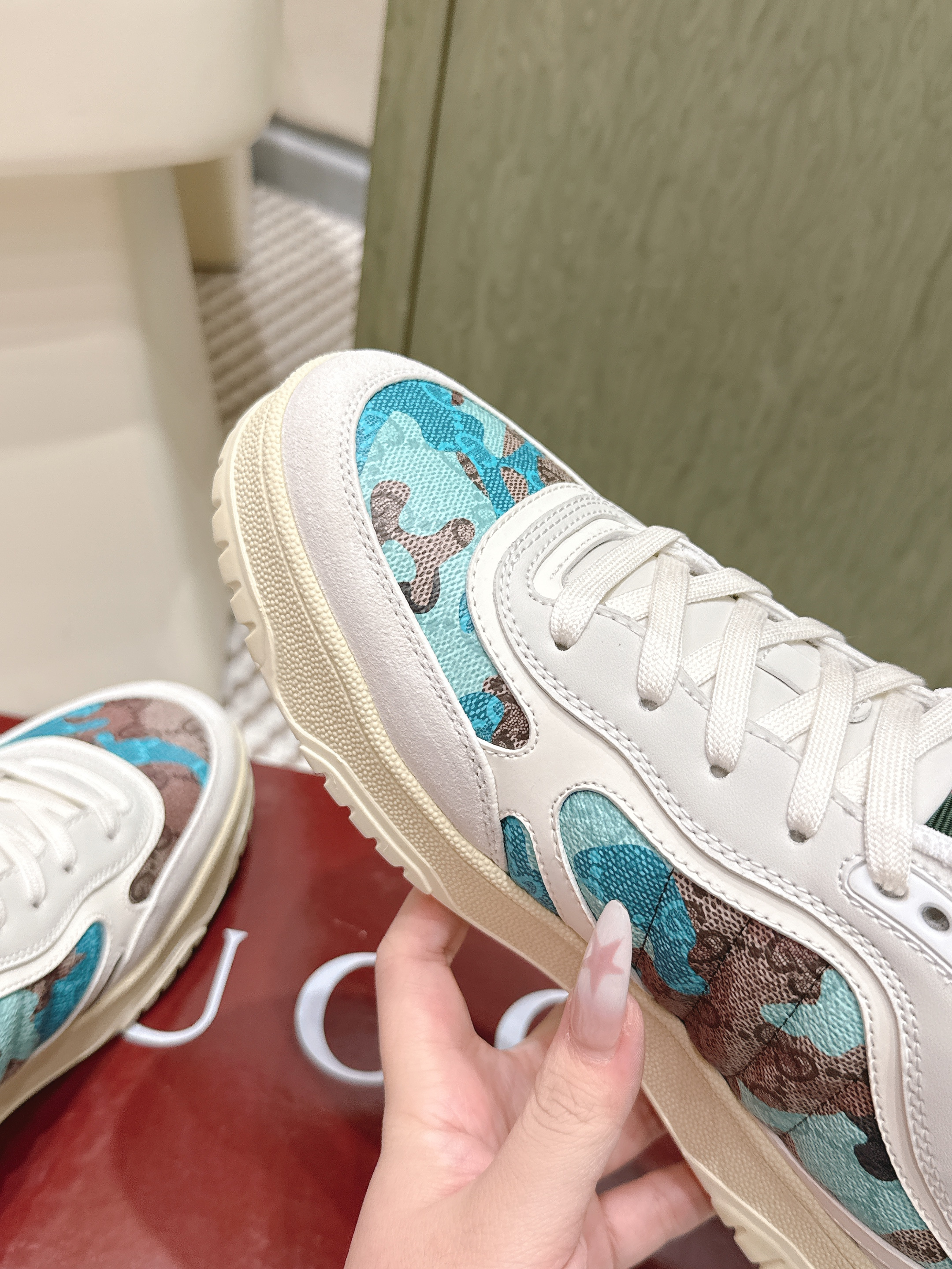 Gucci New Arrival Couple's Thick-Sole Casual Sneakers