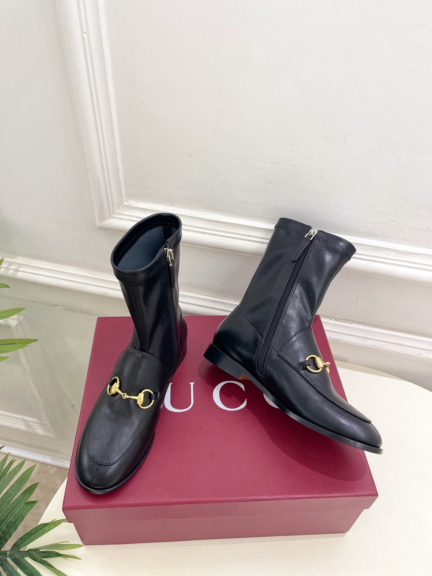 Gucci Fall Winter 2025 Collection Classic Horsebit Loafer Stretch Ankle Boots
