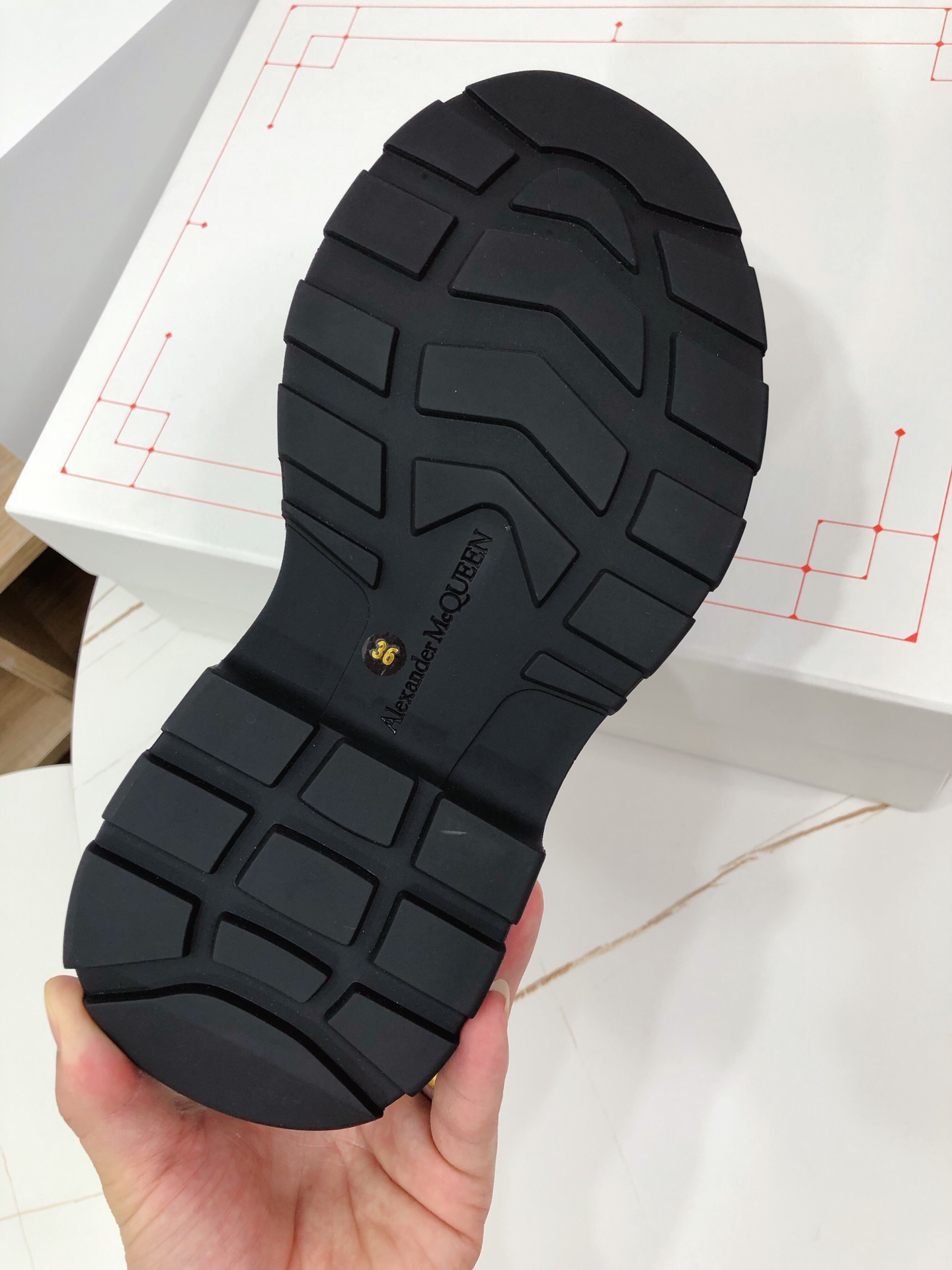 Alexander McQueen Tread Slick Studded Boot