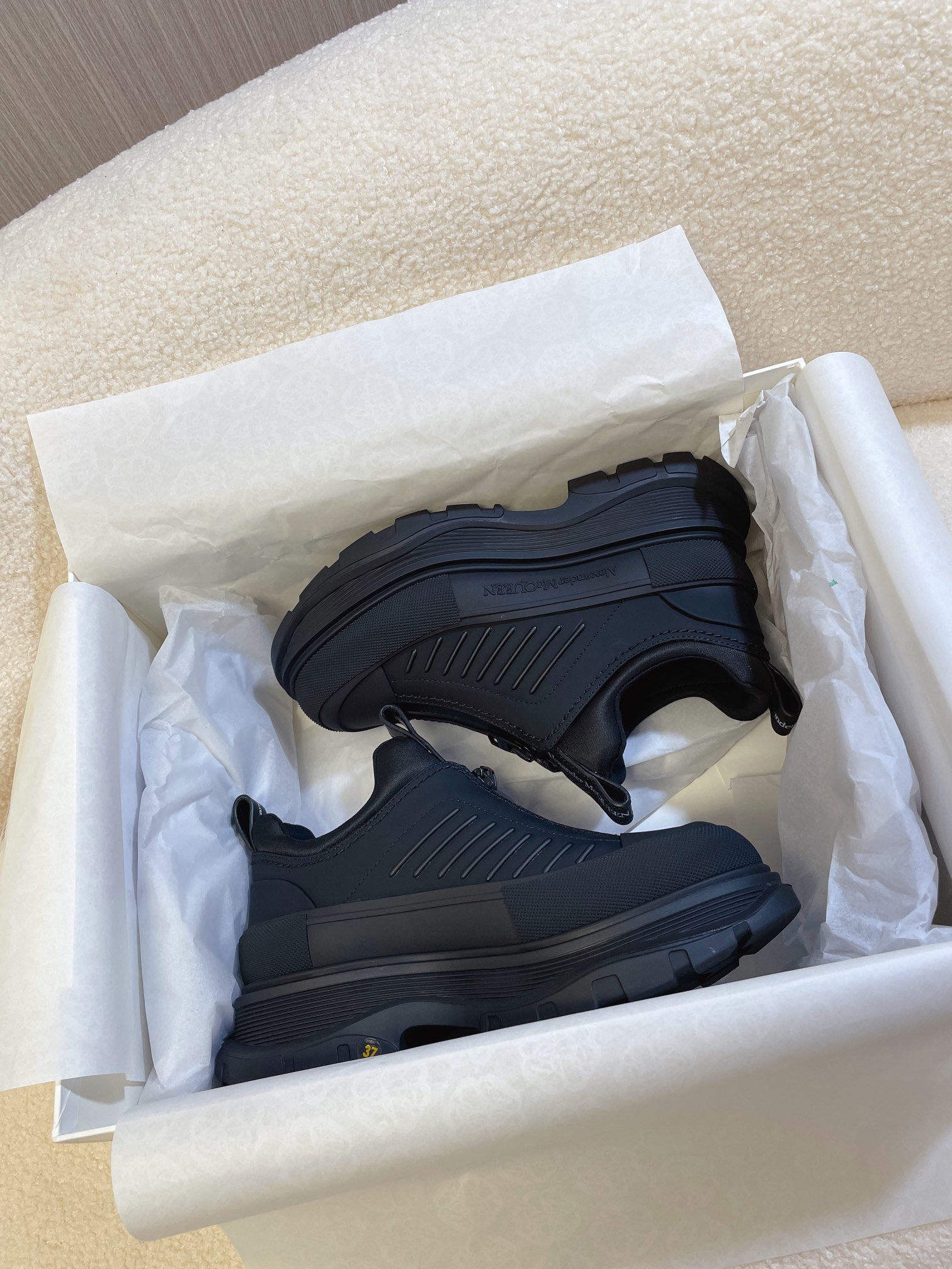 McQueen New Tread Slick Moto Functional Style Short Boots