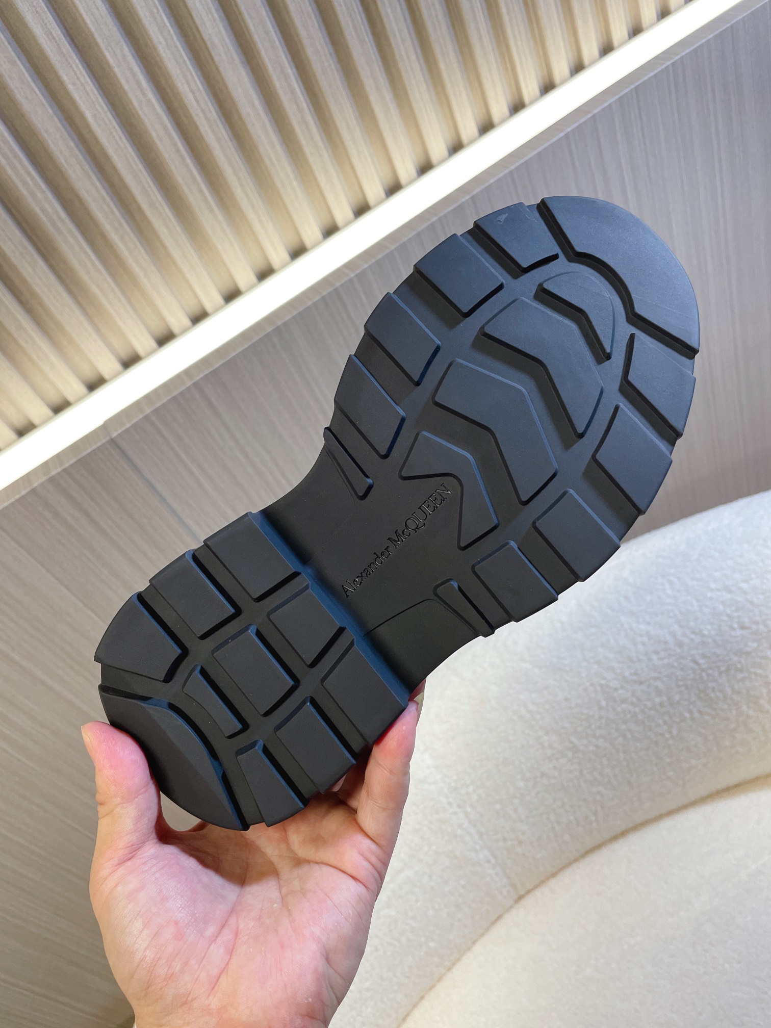 McQueen New Tread Slick Moto Functional Style Short Boots