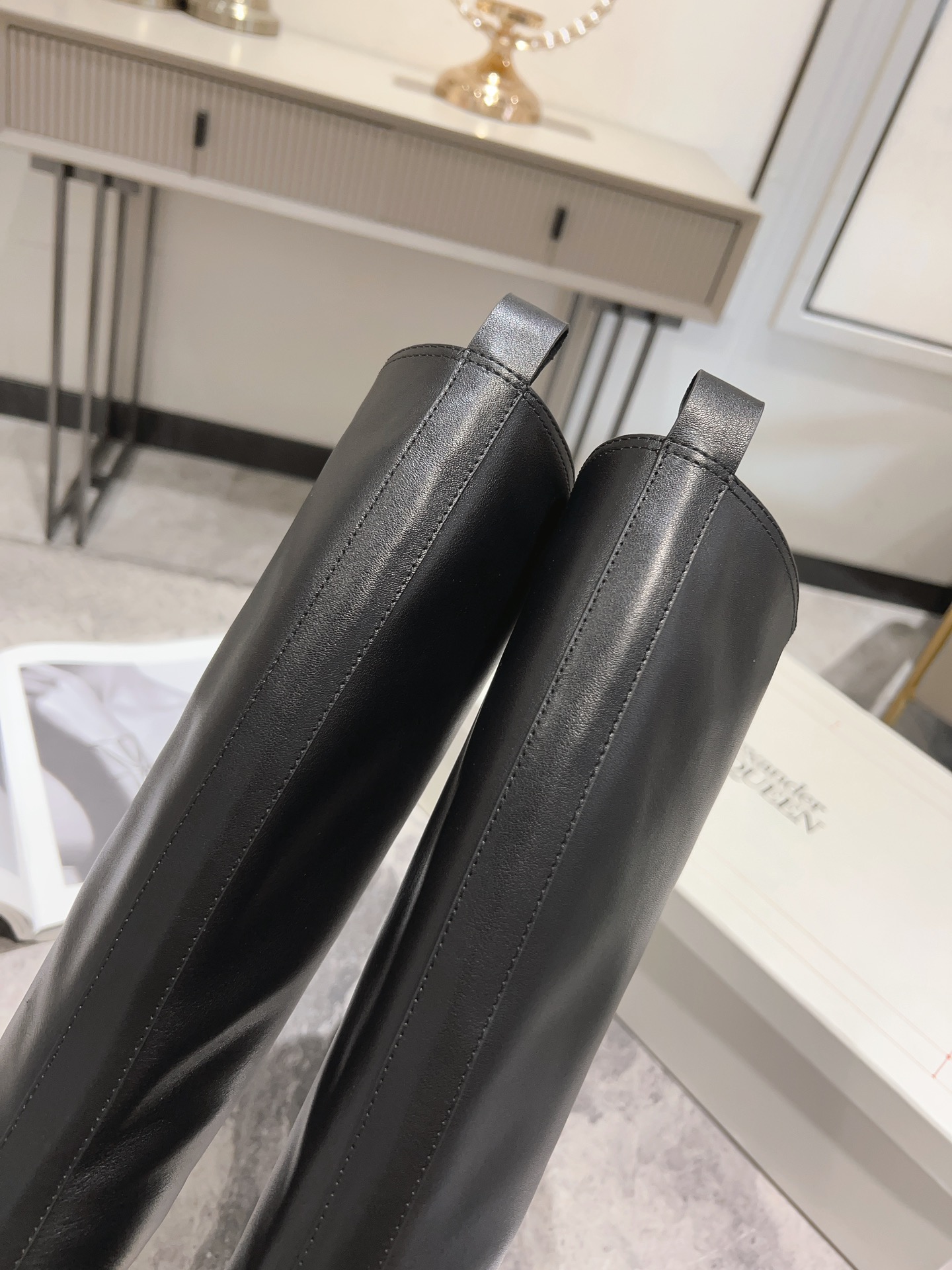 ALEXANDER MCQUEEN Front Zipper Boots