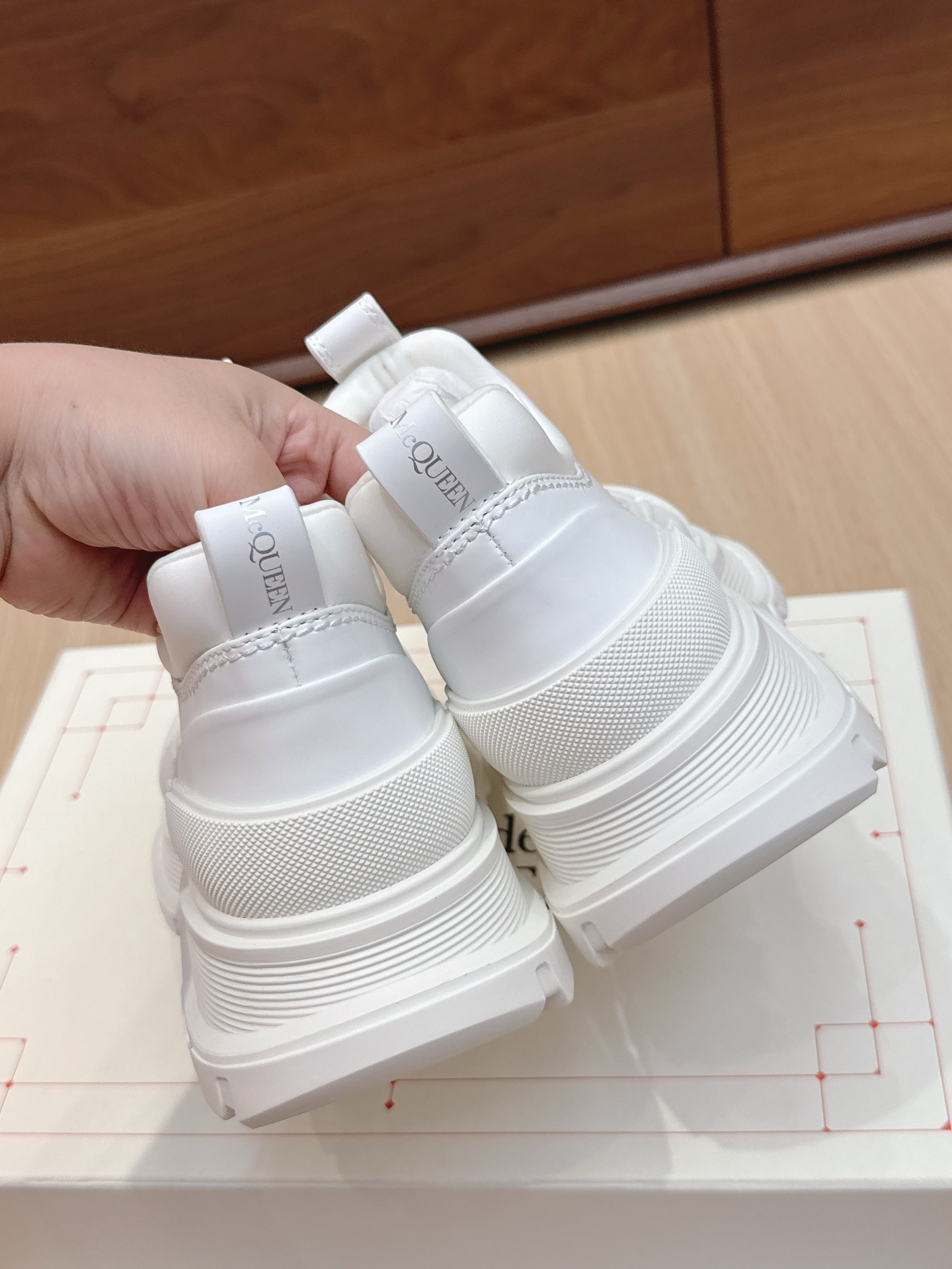 McQueen Couple Leather-Upper Zipper Casual Ankle Boots