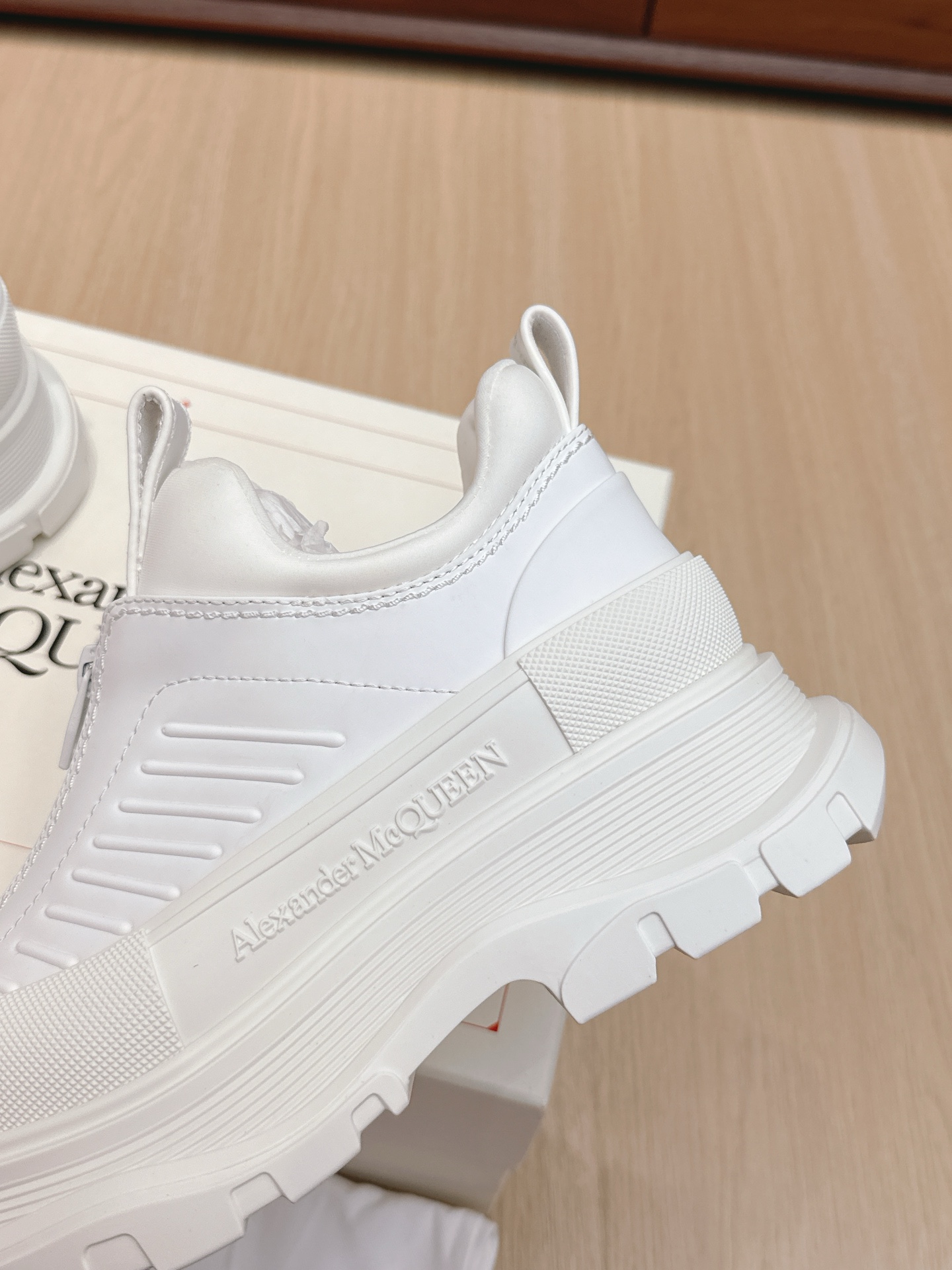 McQueen Couple Leather-Upper Zipper Casual Ankle Boots