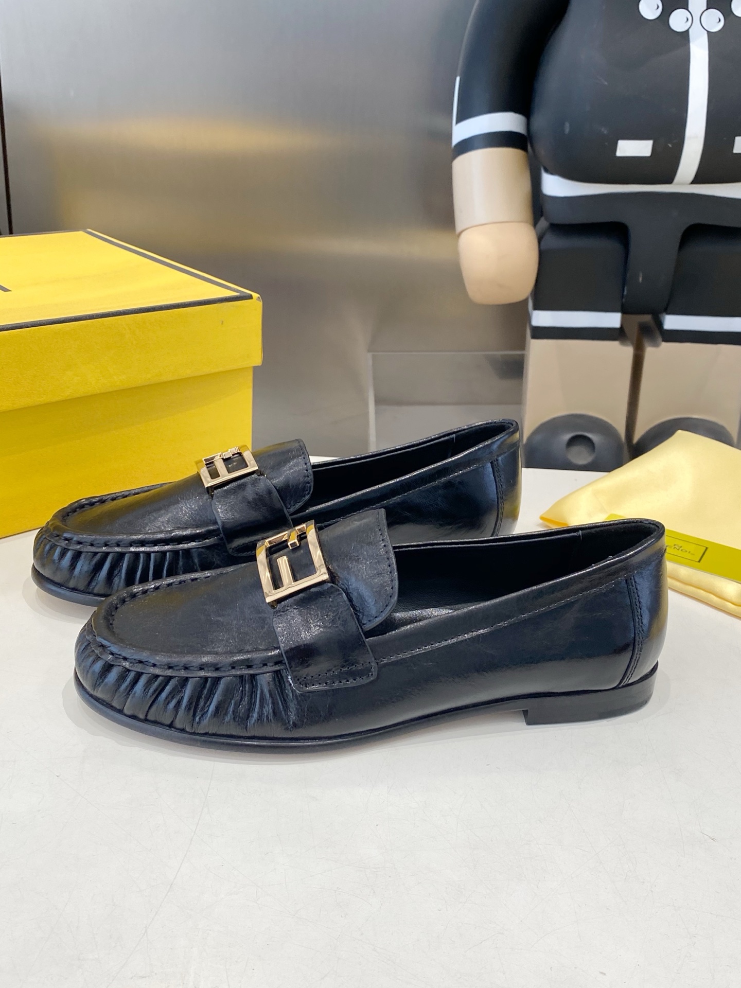 Fendi Loafer with F Buckle