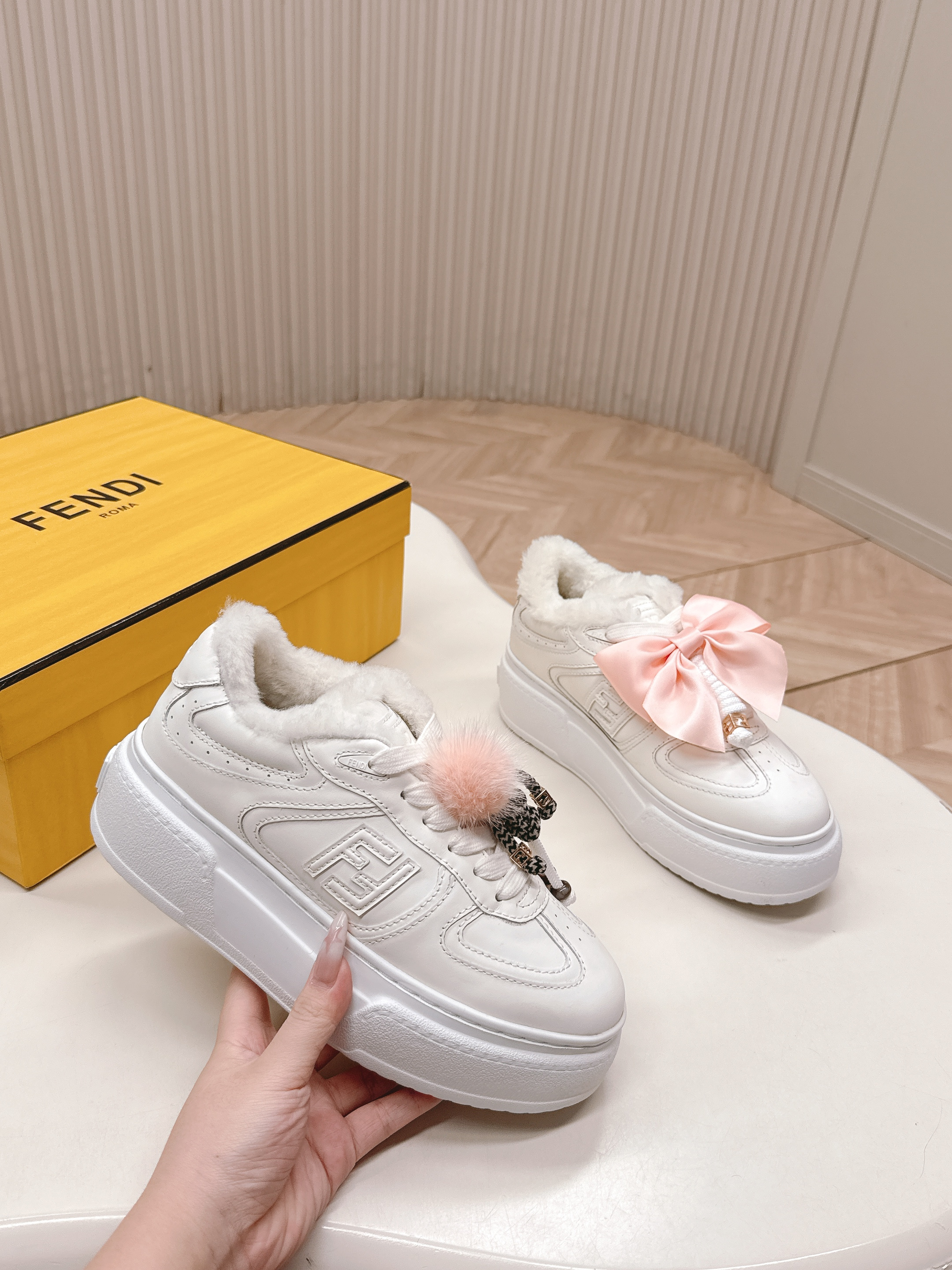 Fendi Match Platform Sneaker