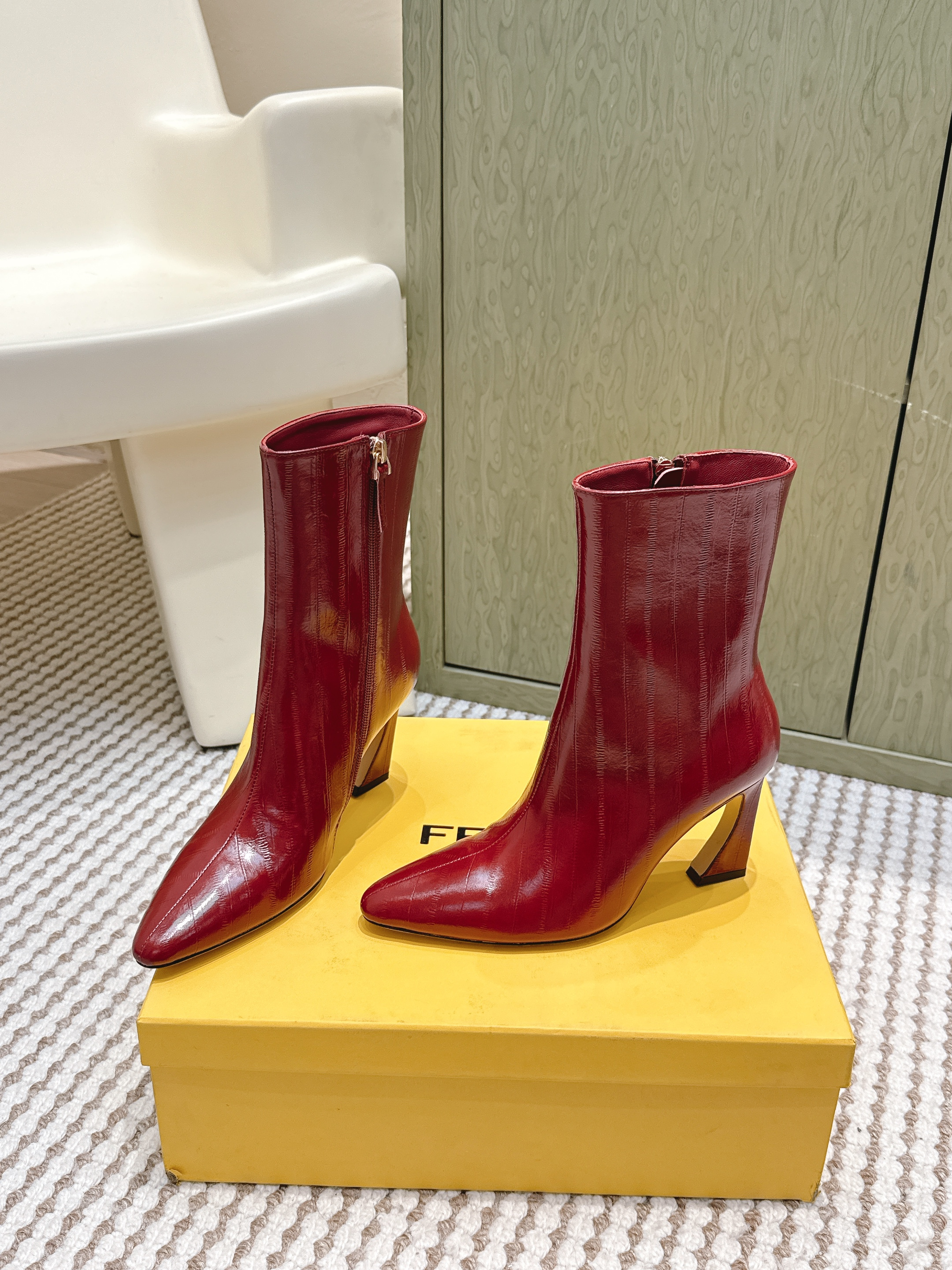 Fendi Baguette Ankle Boot