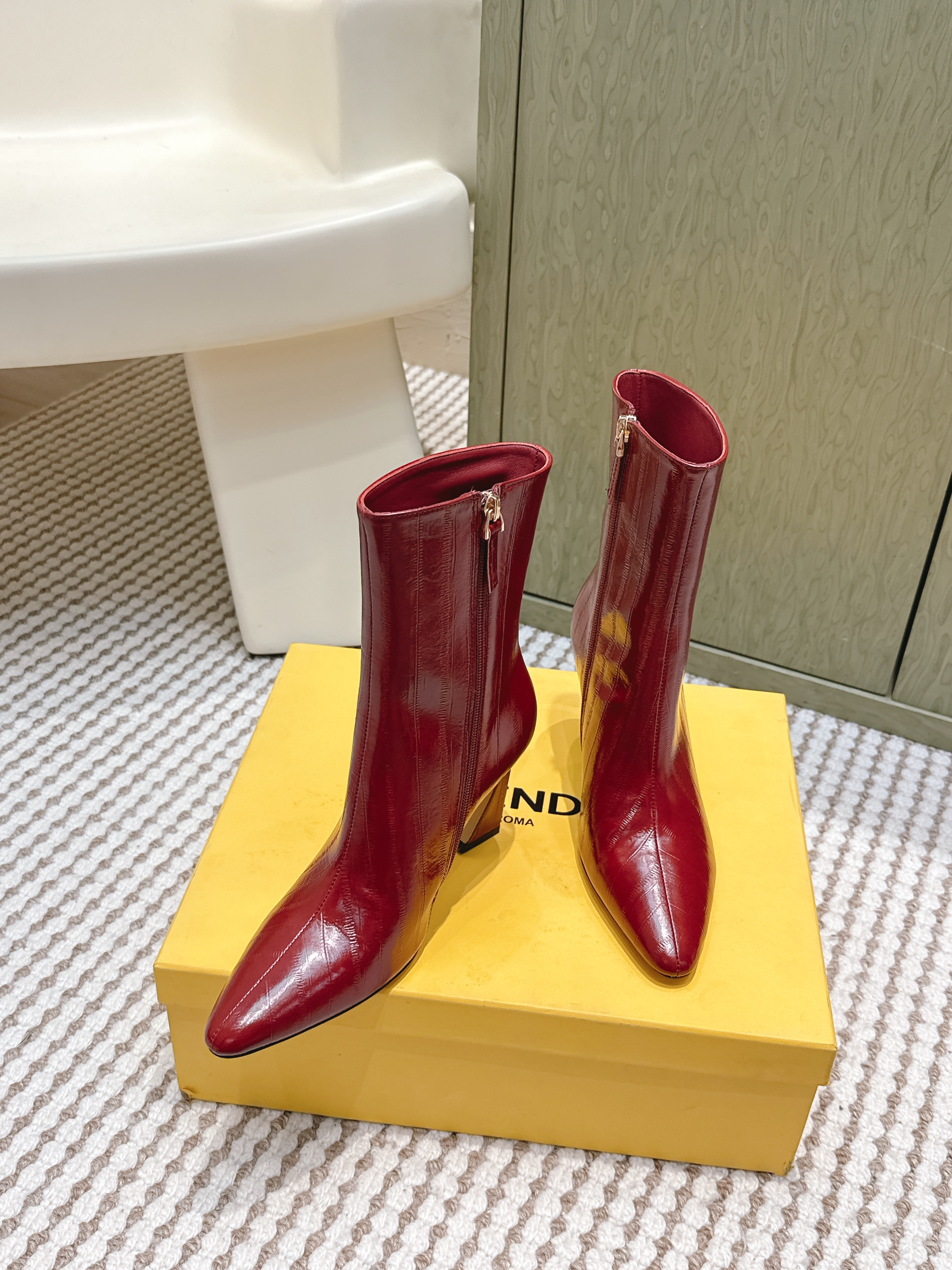 Fendi Baguette Ankle Boot