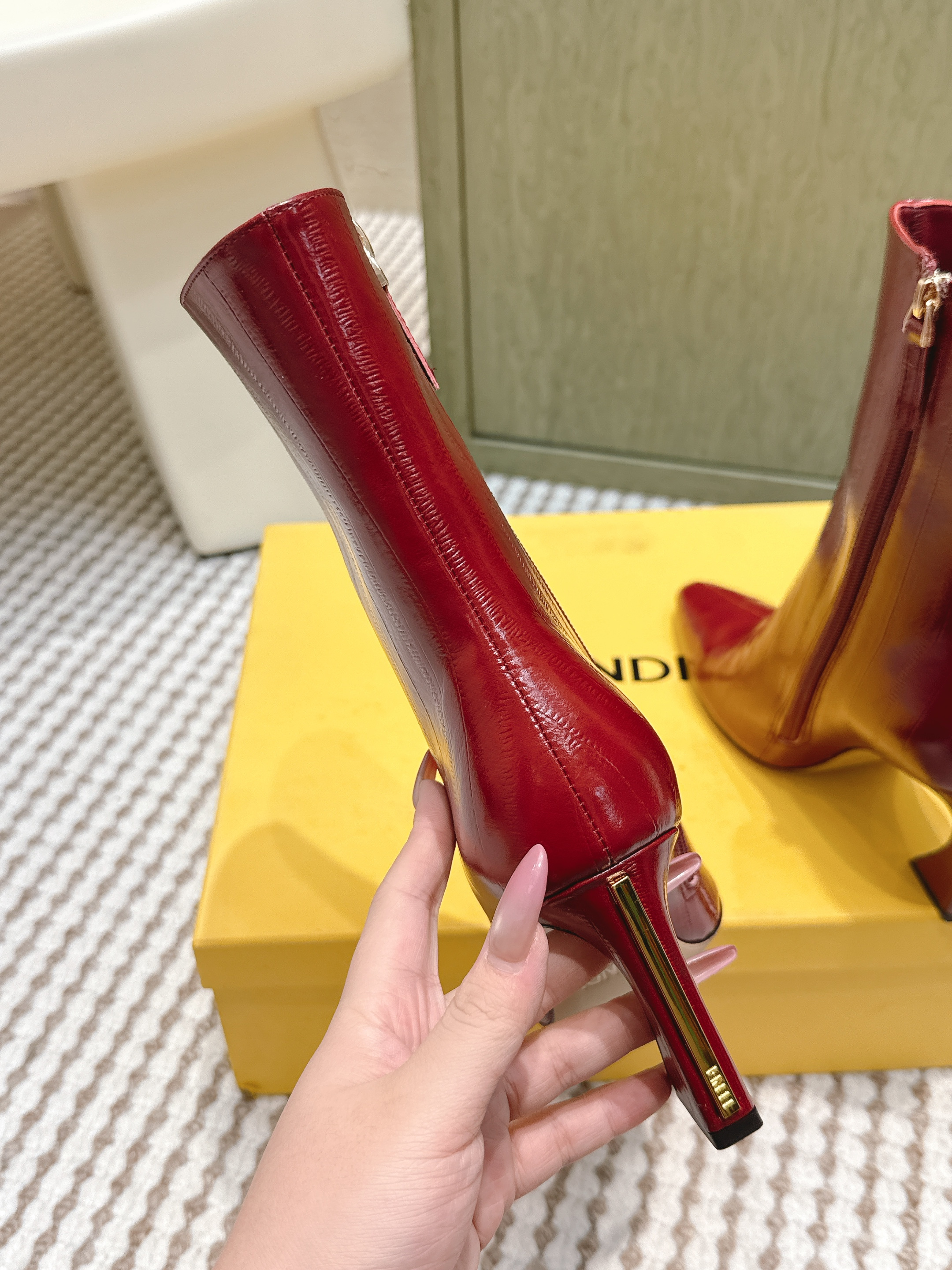 Fendi Baguette Ankle Boot